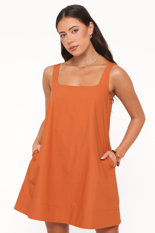 DRESSES Kora Mini Dress - Brown