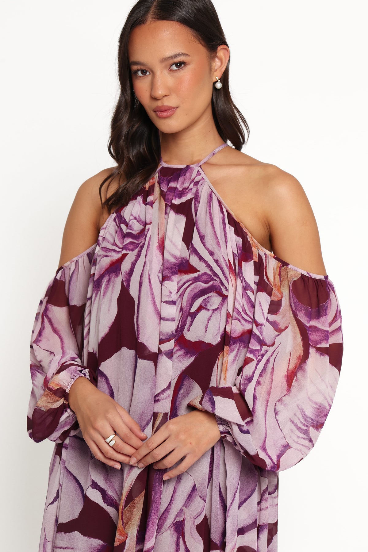 DRESSES Laiken Maxi Dress - Plum Floral