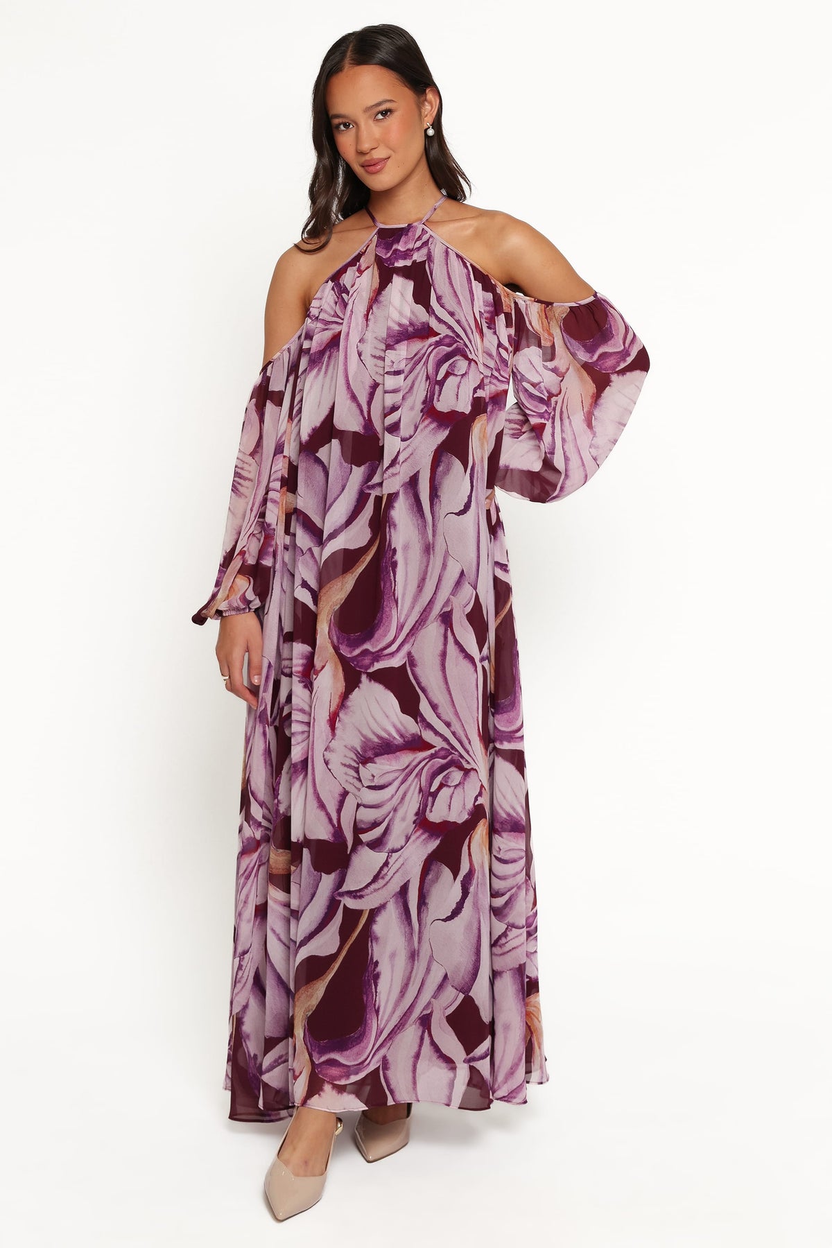 DRESSES Laiken Maxi Dress - Plum Floral