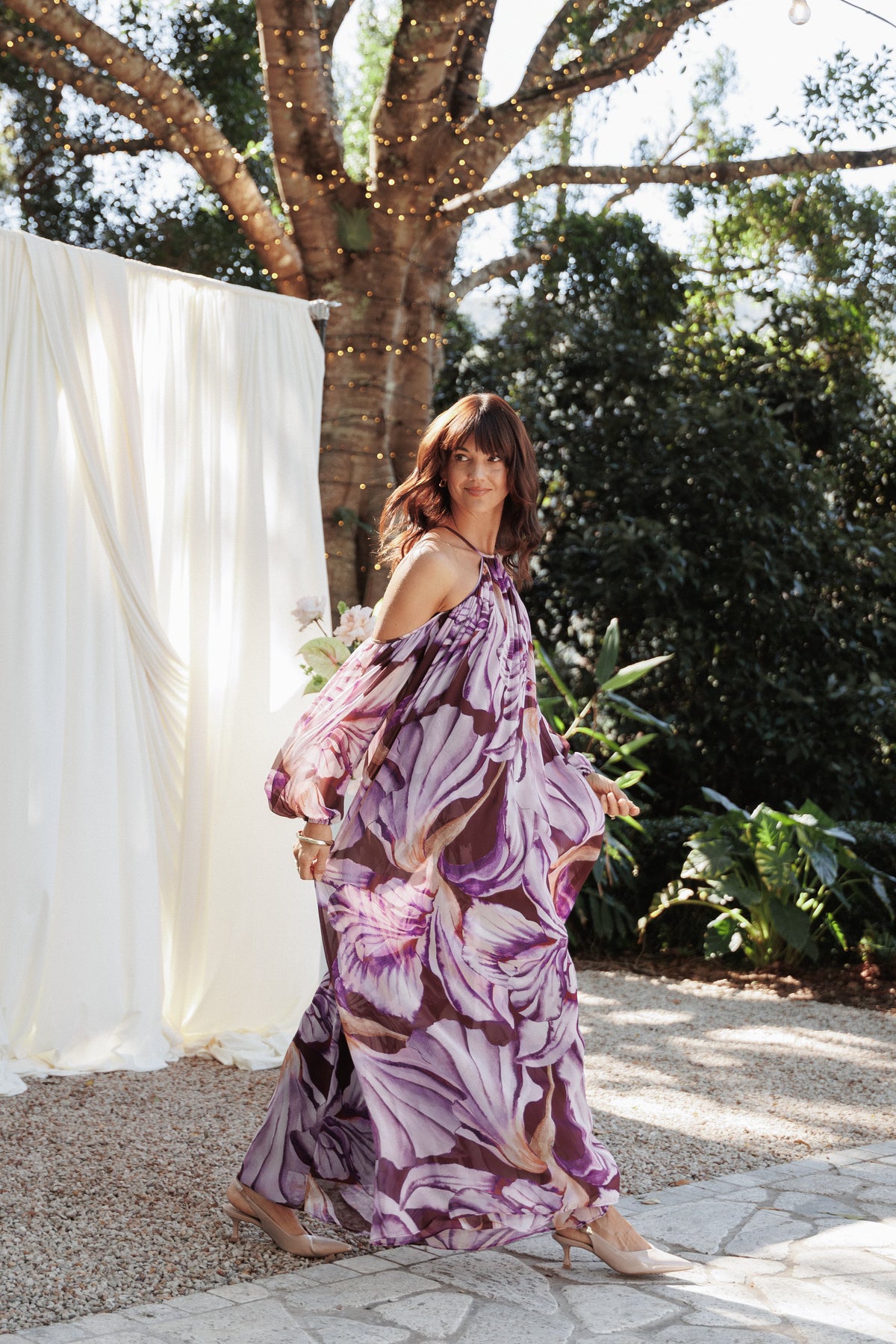 DRESSES Laiken Maxi Dress - Plum Floral