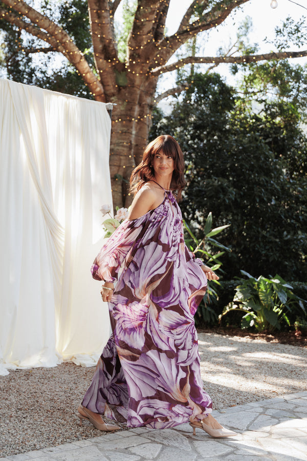 DRESSES Laiken Maxi Dress - Plum Floral
