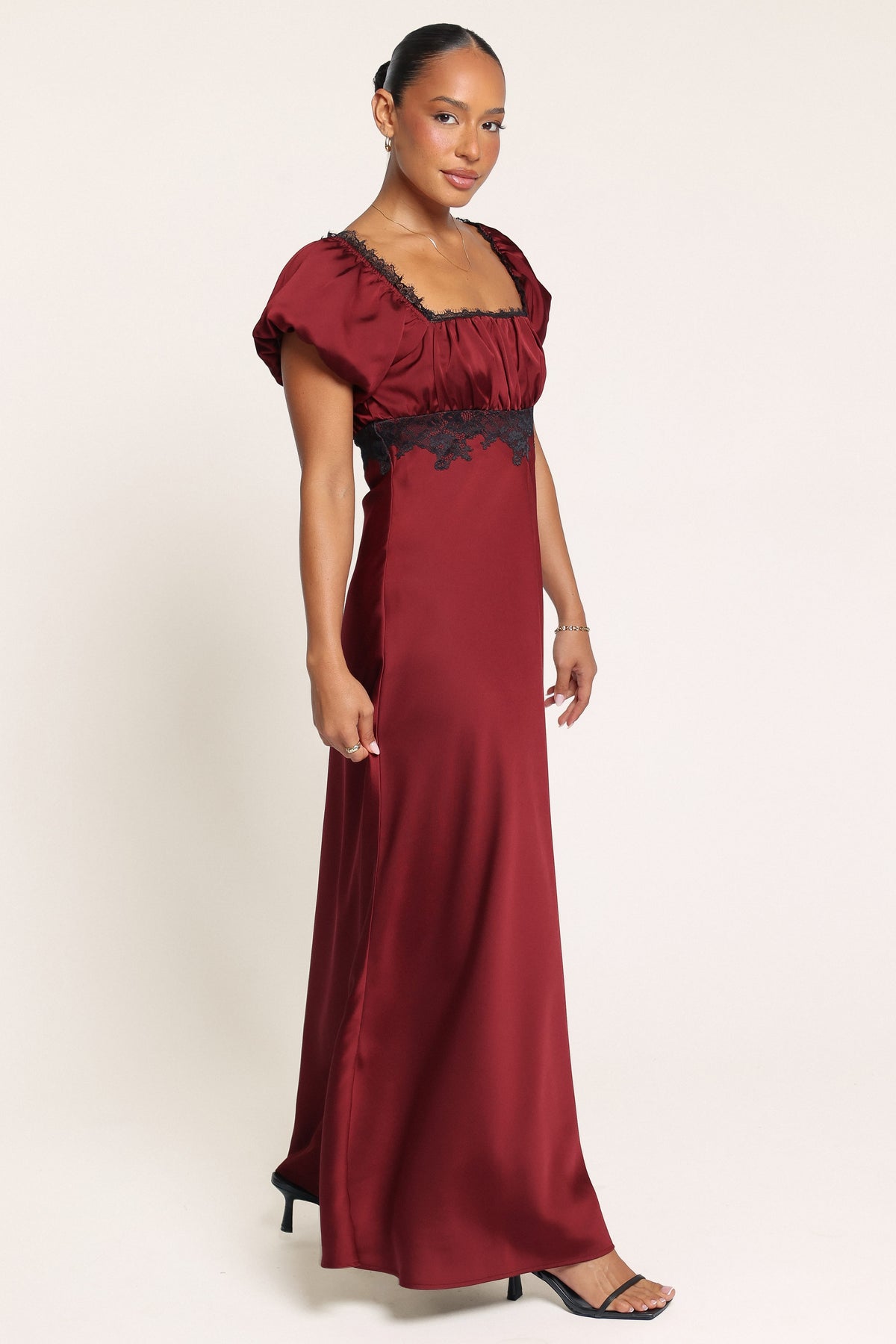 DRESSES Langford Midi Dress - Burgundy