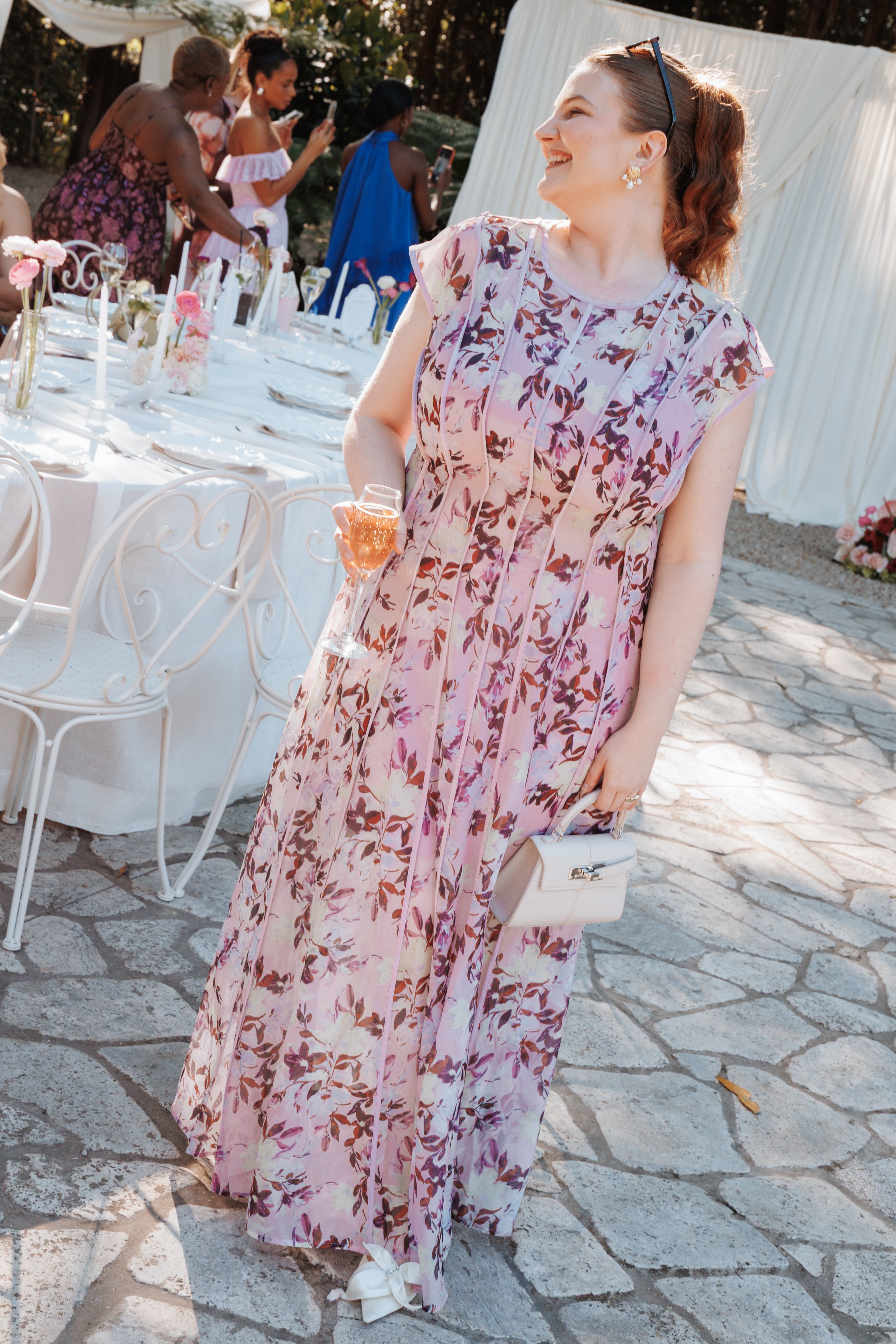 DRESSES Livio Maxi Dress - Lilac Floral