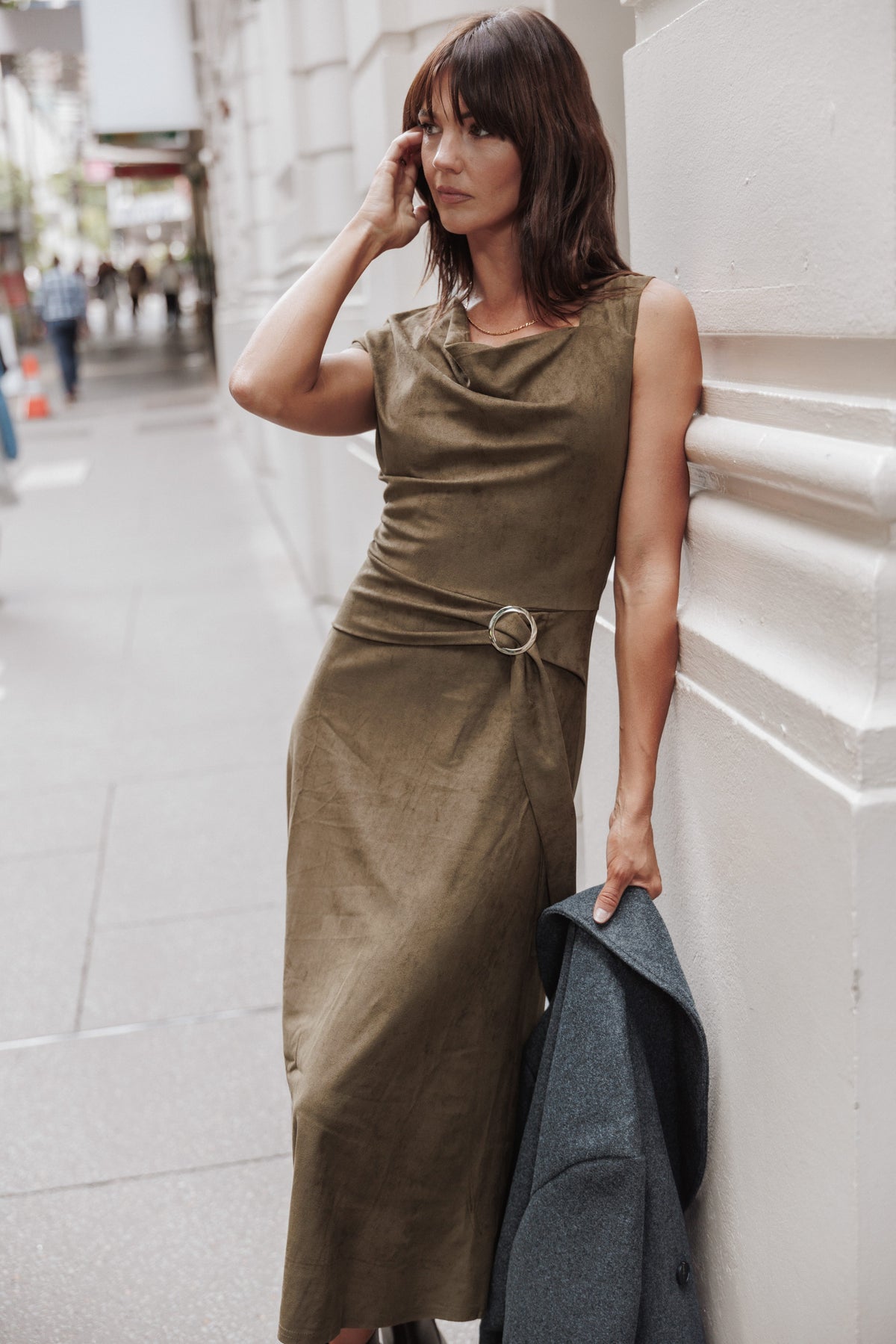 DRESSES Lovlin Maxi Dress - Olive