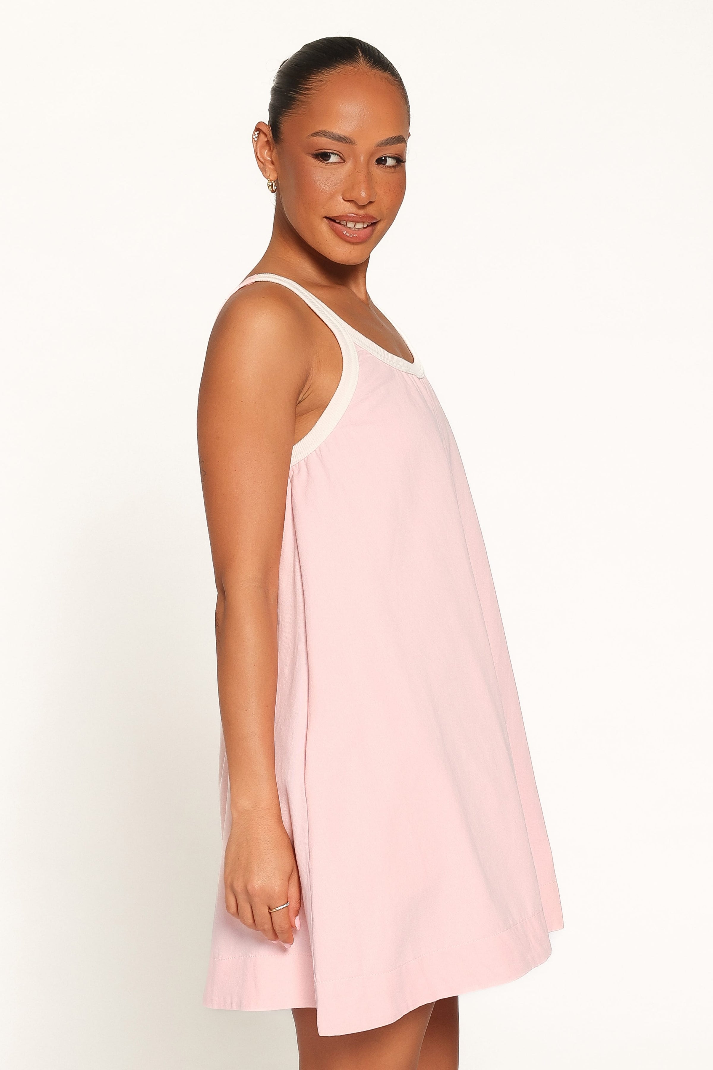 DRESSES Madrid Mini Dress - Pink/Cream