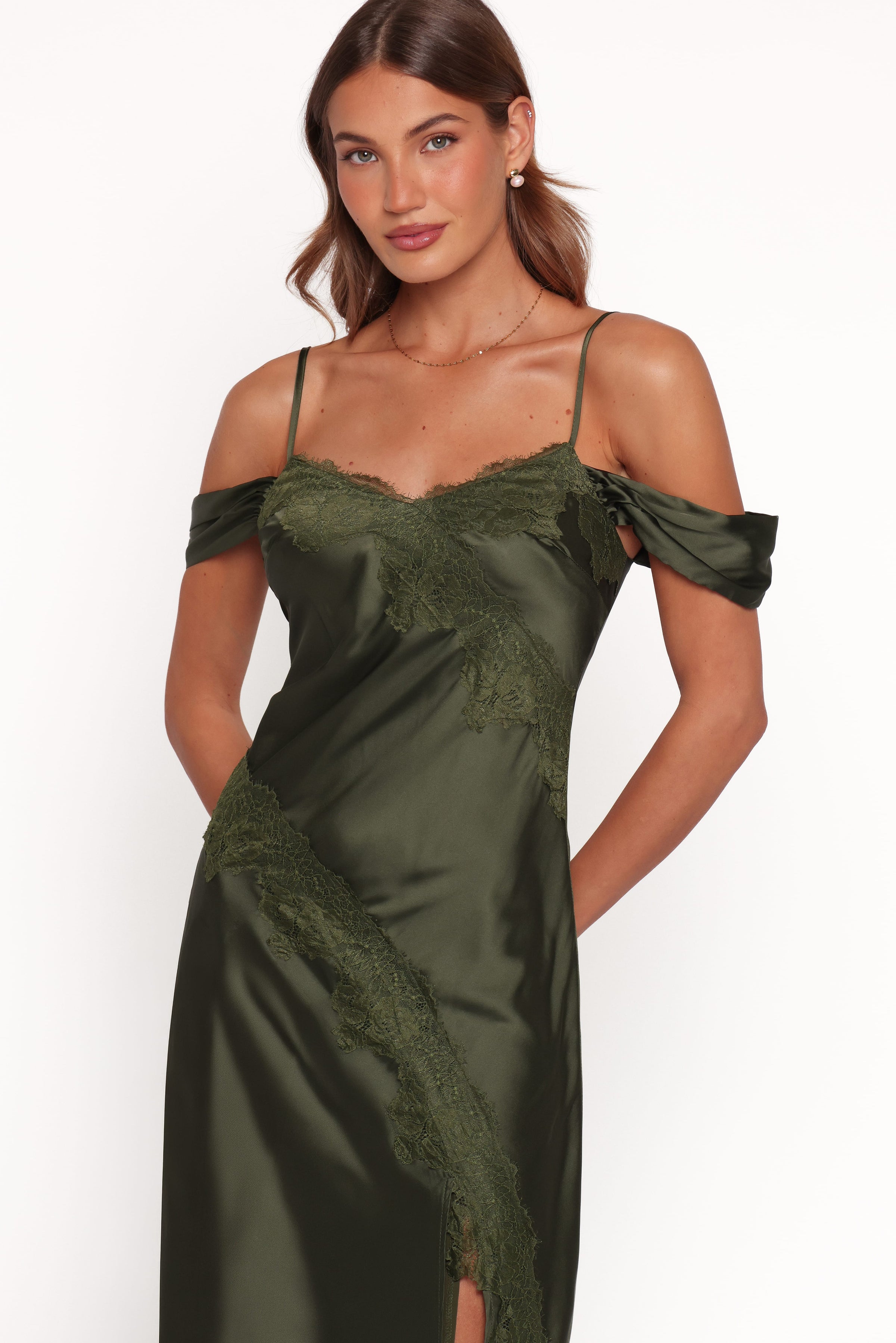 DRESSES Millen Maxi Dress - Olive Green
