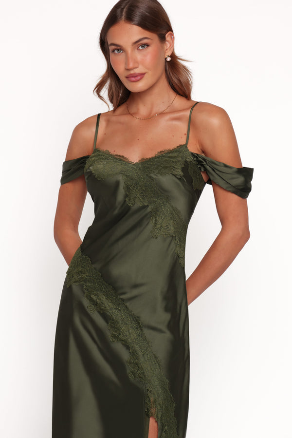 DRESSES Millen Maxi Dress - Olive Green