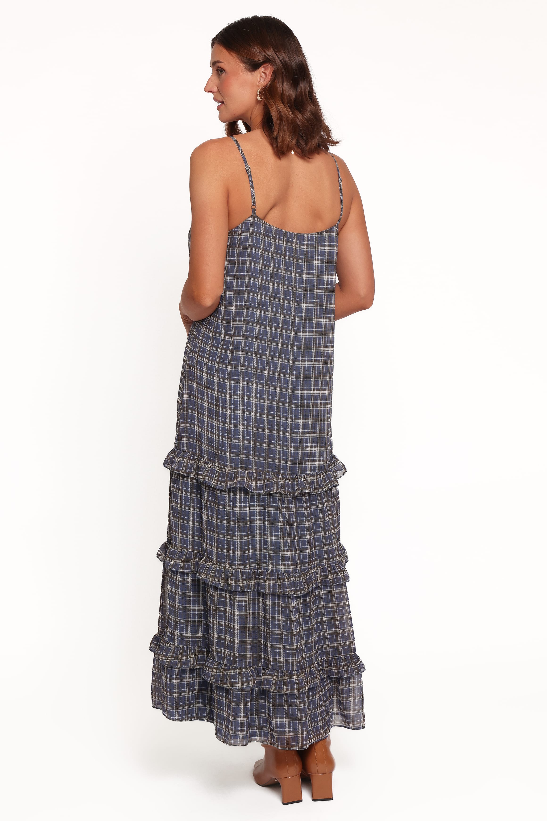 DRESSES Minka Maxi Dress - Blue Plaid
