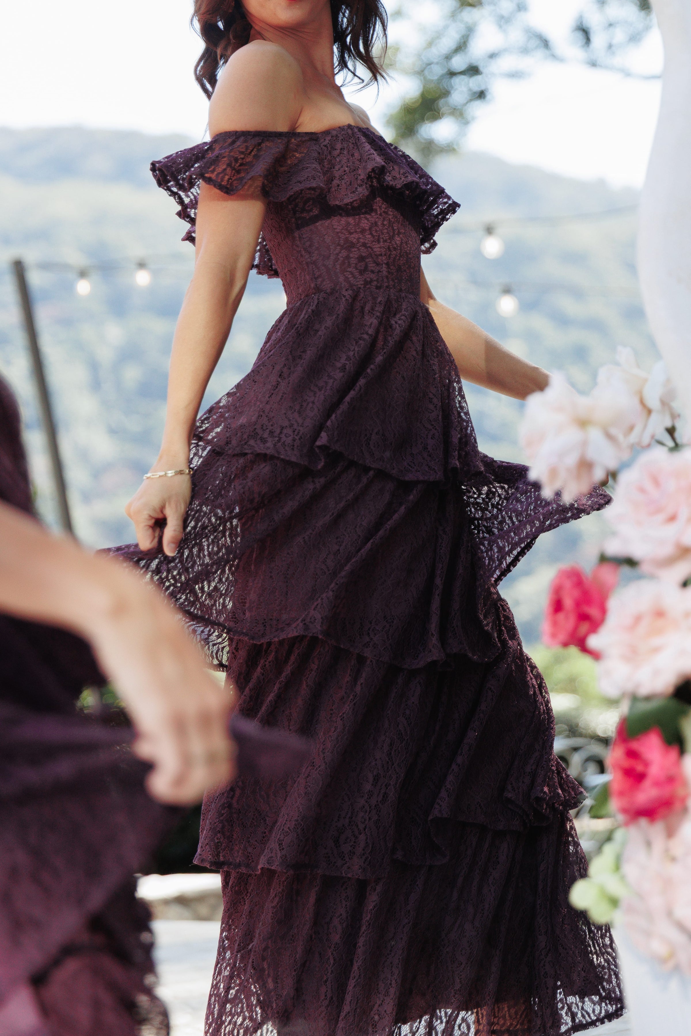 DRESSES Miravelle Maxi Dress - Plum Lace