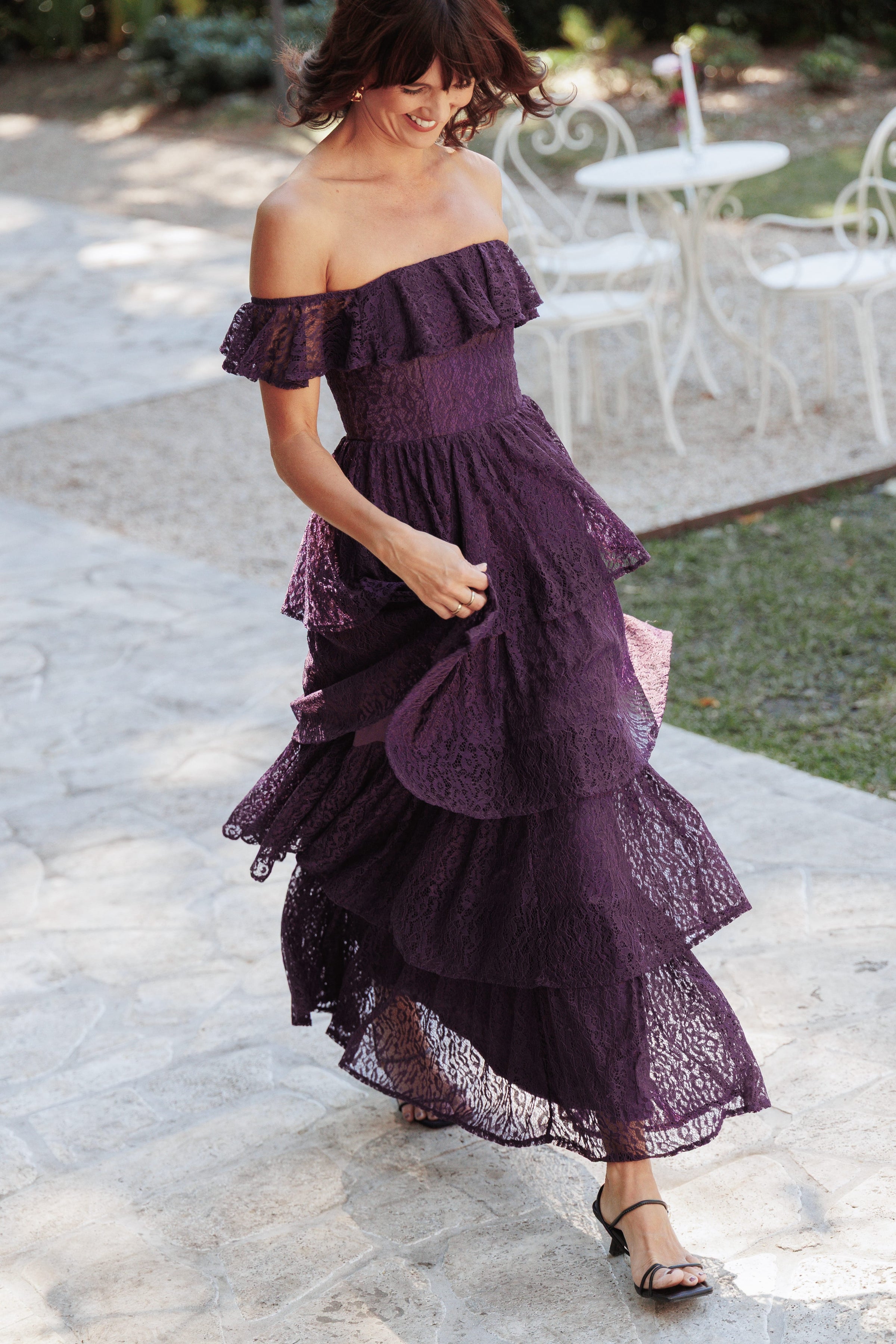 DRESSES Miravelle Maxi Dress - Plum Lace