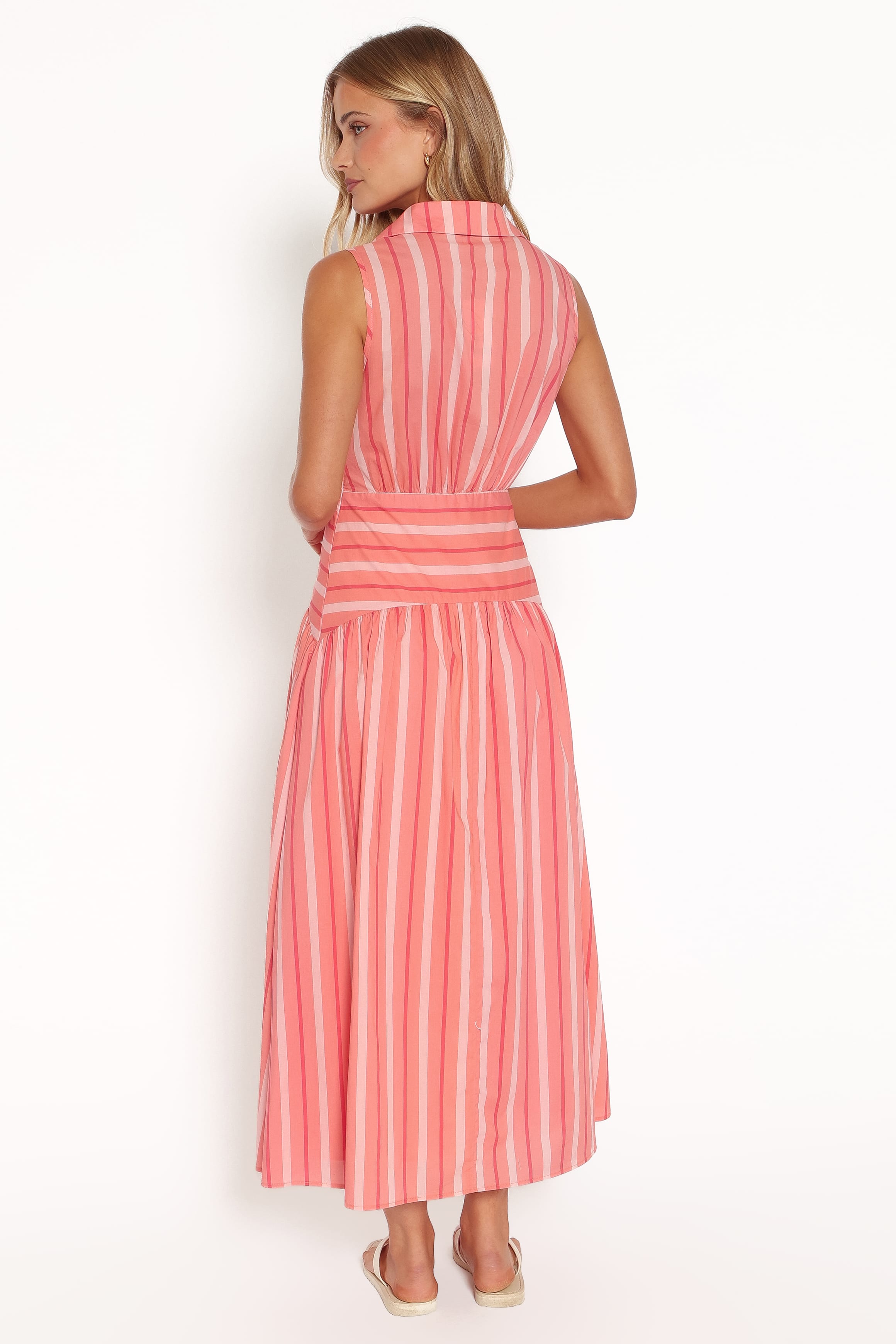 DRESSES Myranda Midi Dress - Pink Stripe