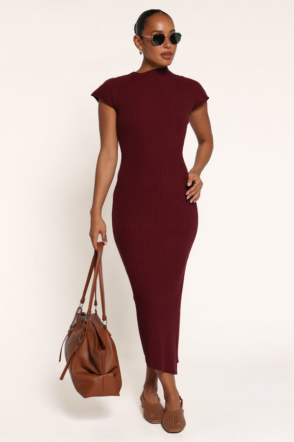 DRESSES Nickson Midi Dress - Wine