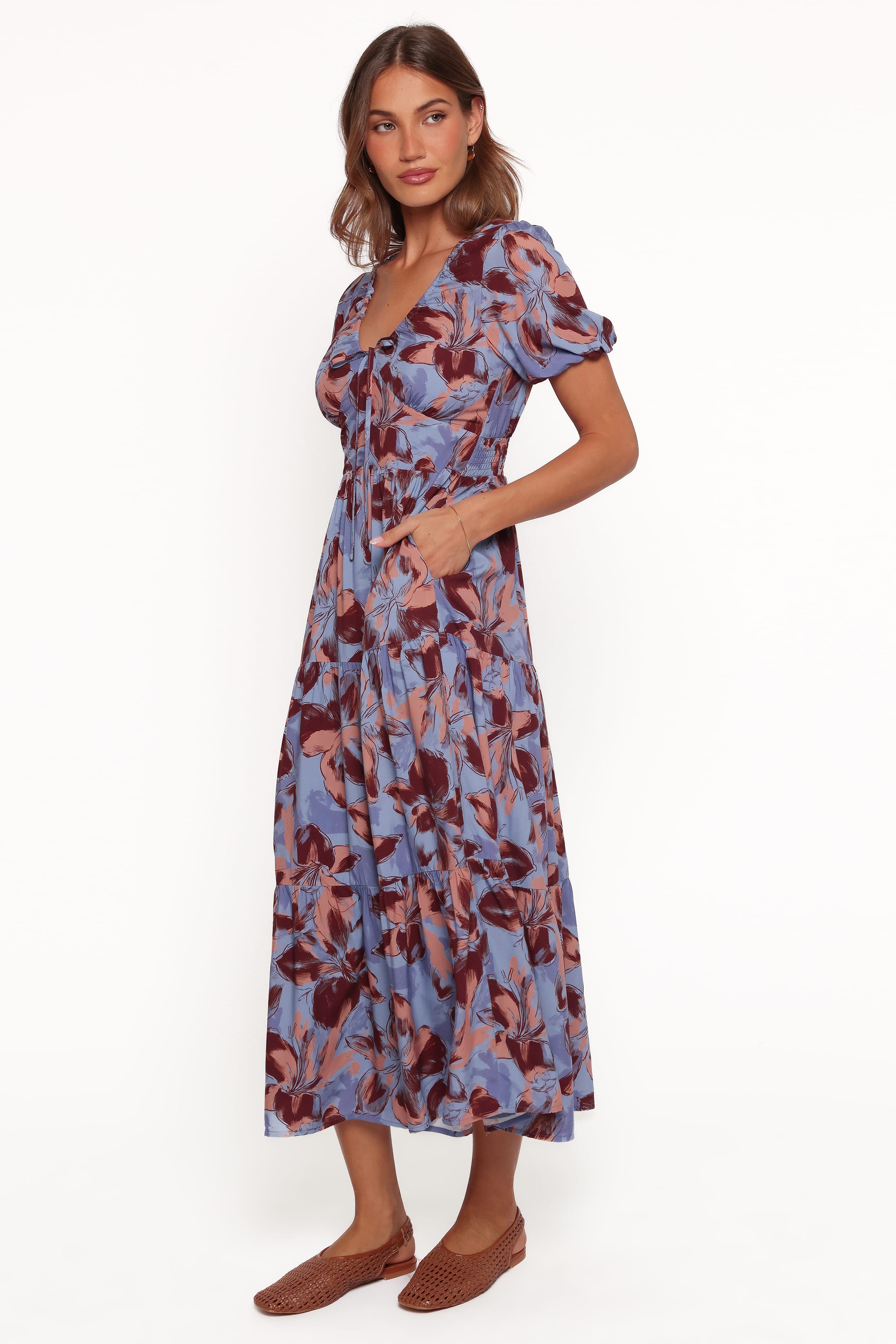 DRESSES Roberts Maxi Dress - Blue Floral