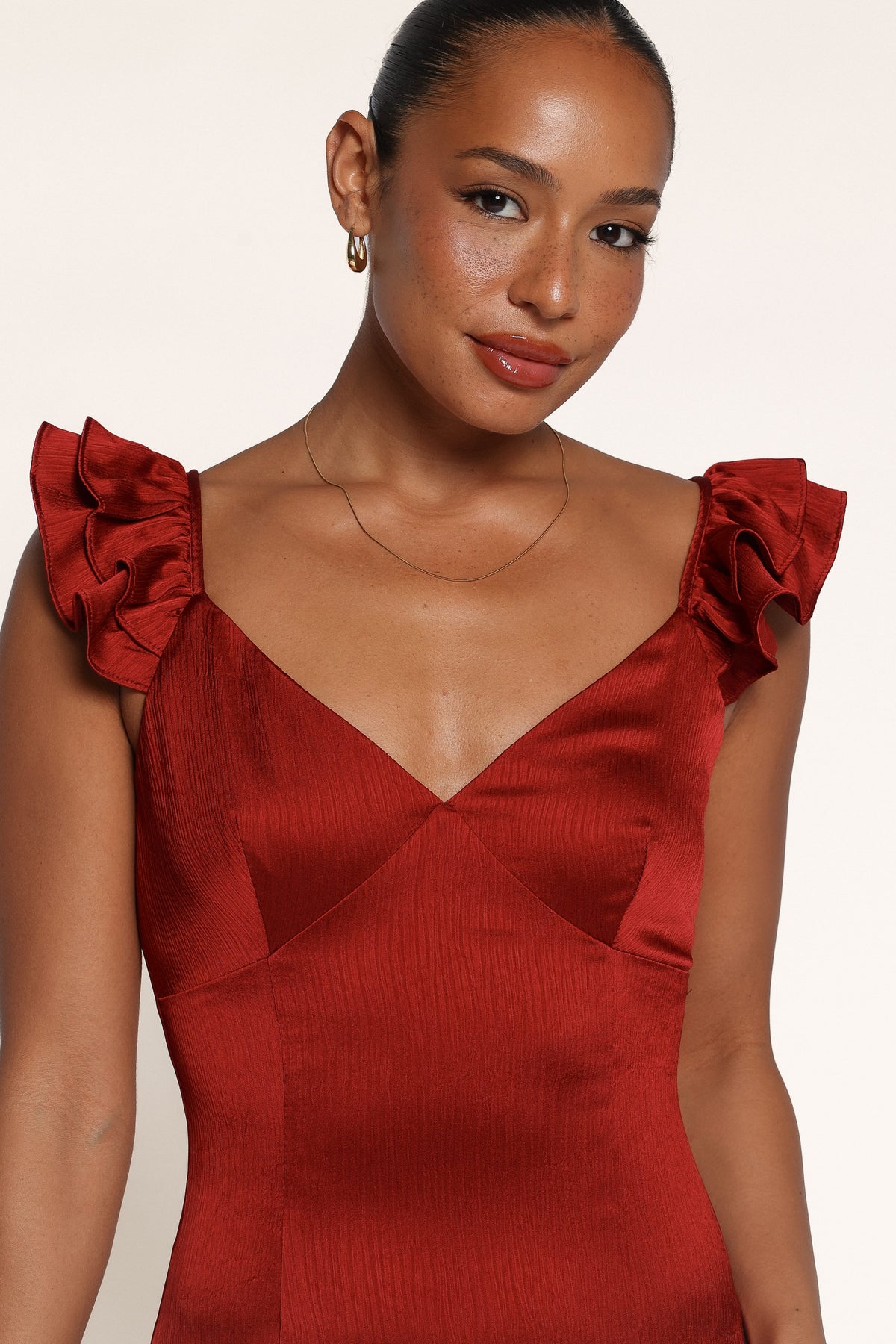 DRESSES Romola Midi Dress - Red