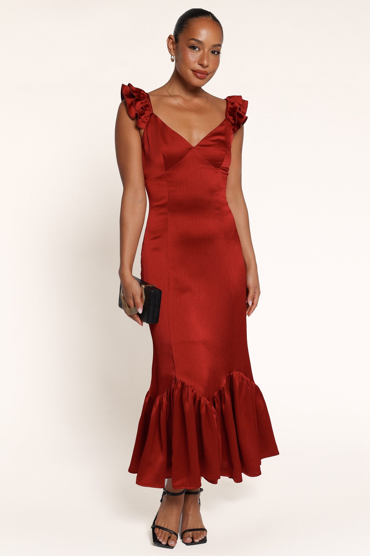 DRESSES Romola Midi Dress - Red