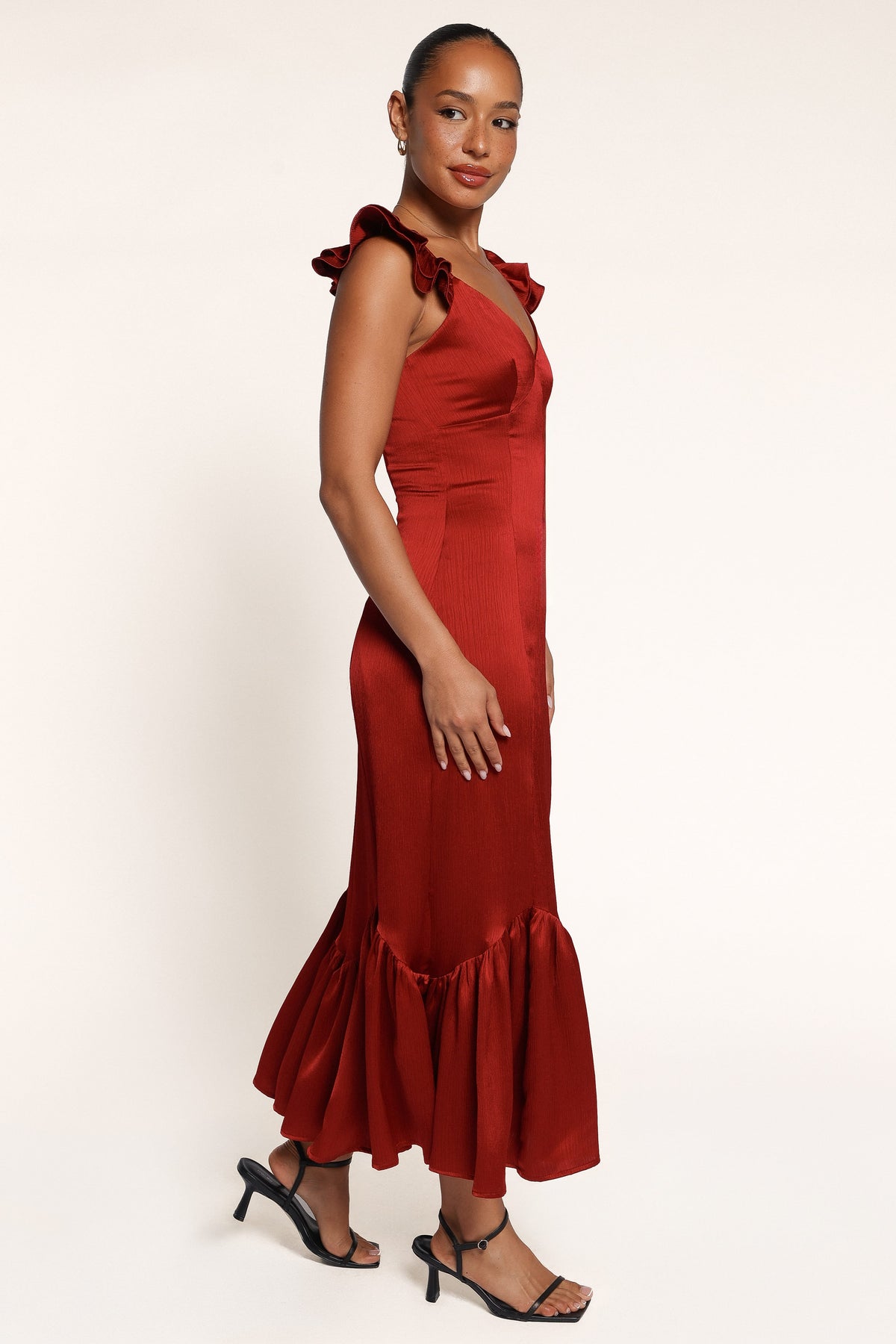 DRESSES Romola Midi Dress - Red