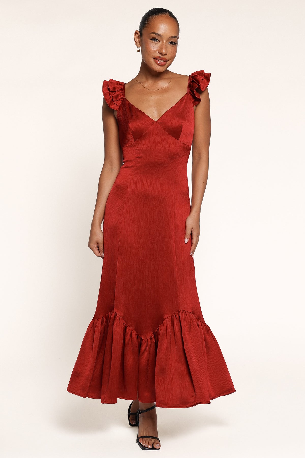 DRESSES Romola Midi Dress - Red