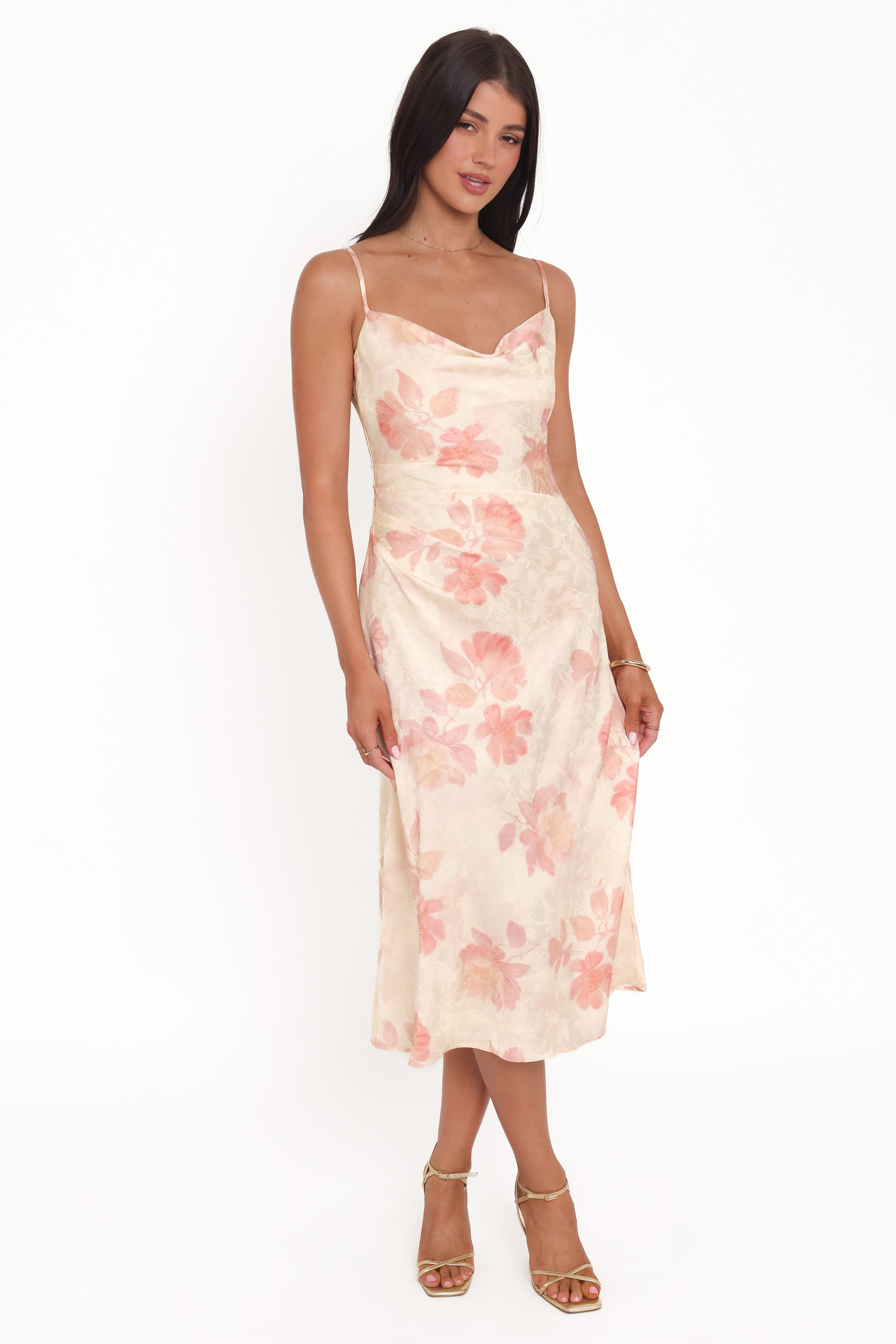 DRESSES Sandrine Midi Dress - Pink Floral