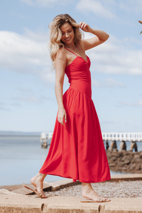 DRESSES Shanice Maxi Dress - Red