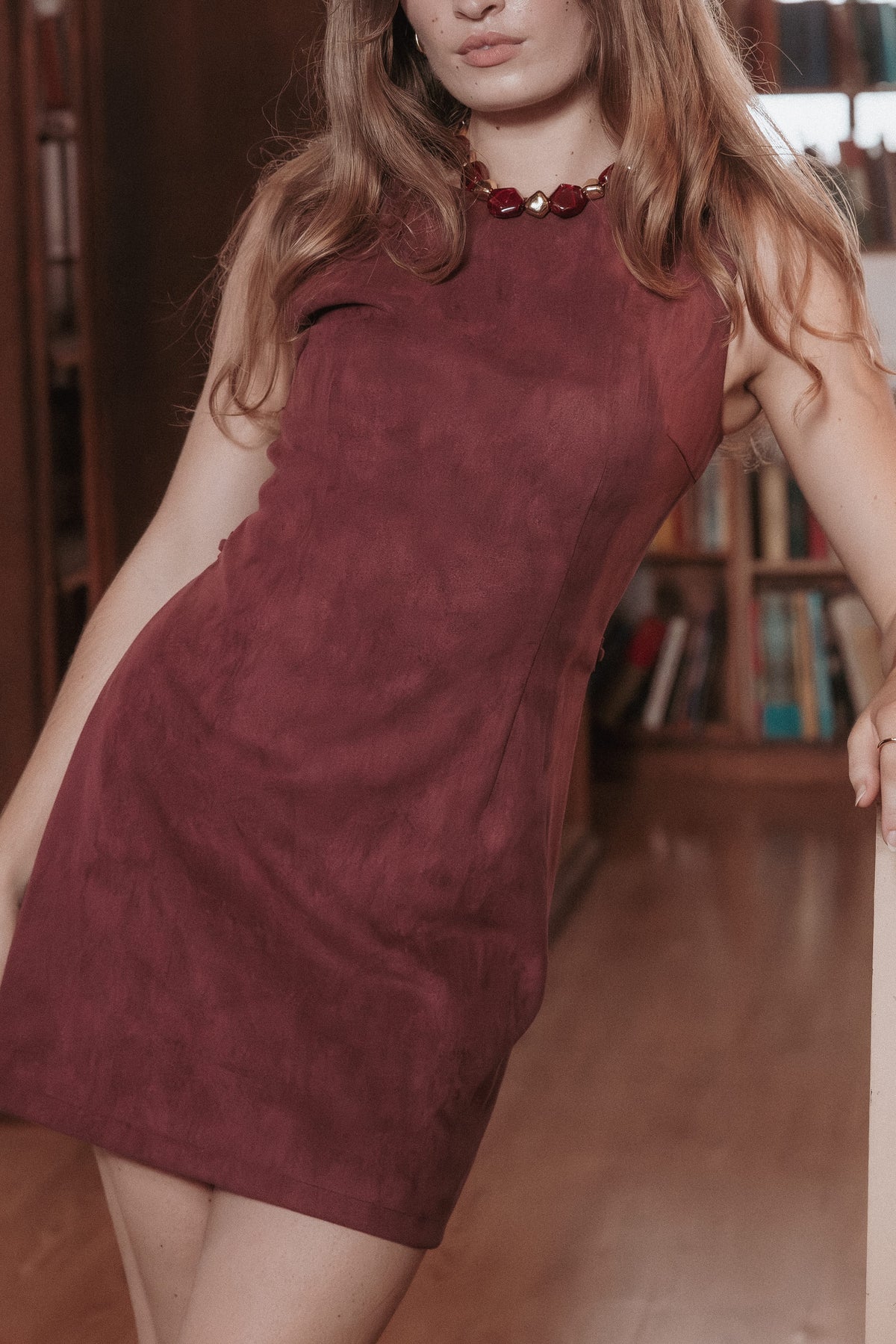 DRESSES Sharna Mini Dress - Burgundy