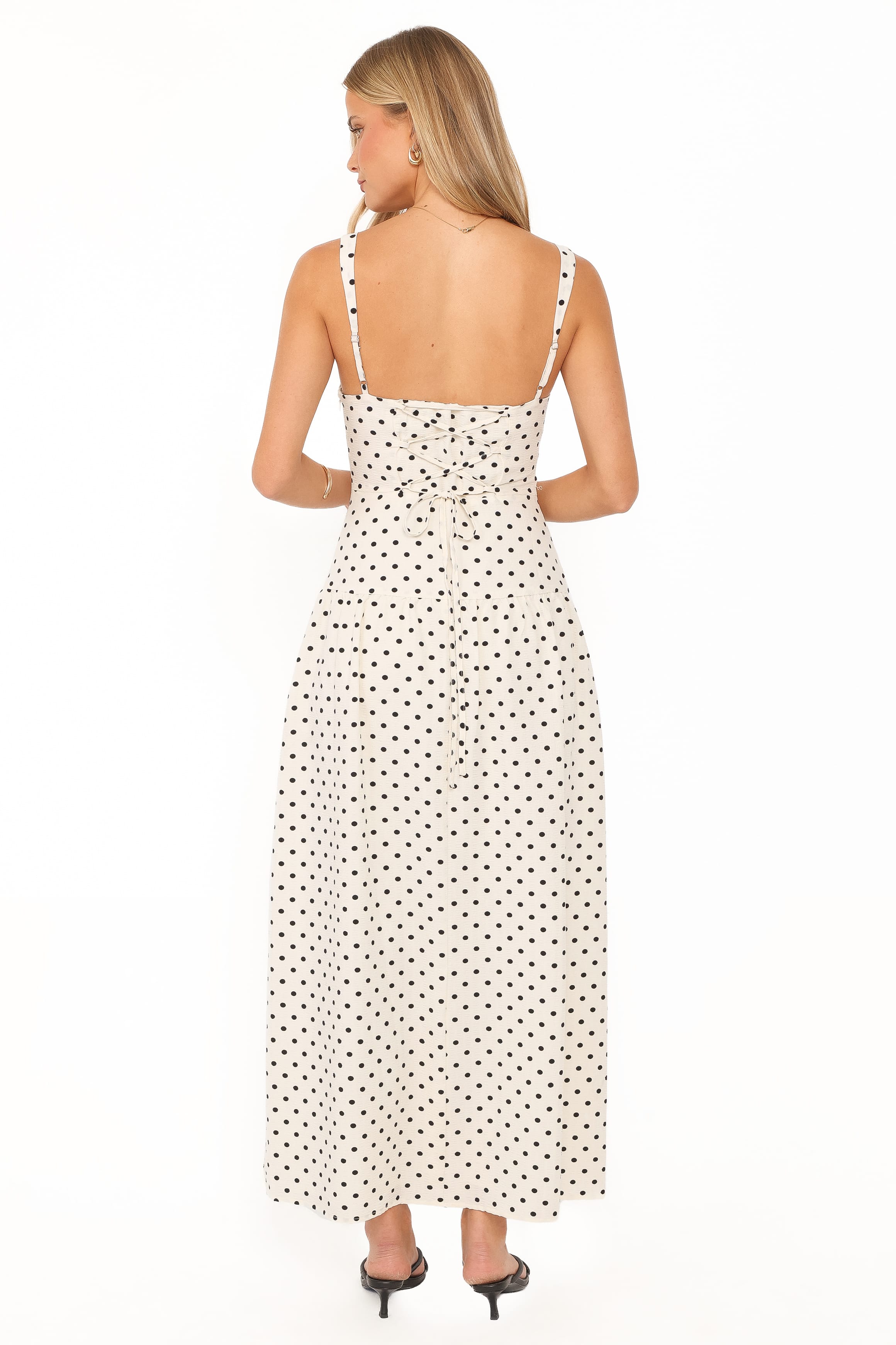 DRESSES Sophina Midi Dress - Black Polka Dot