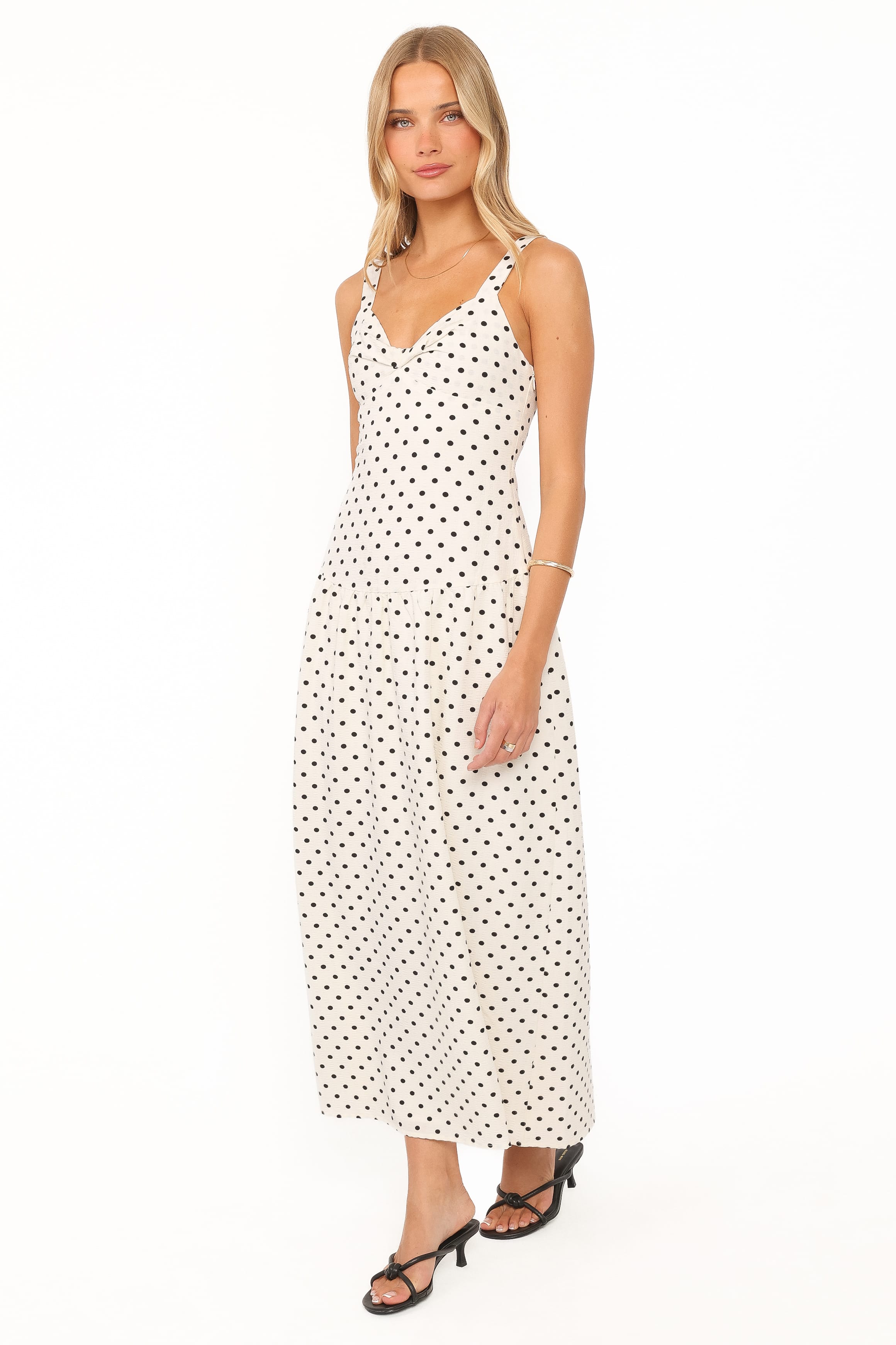 DRESSES Sophina Midi Dress - Black Polka Dot