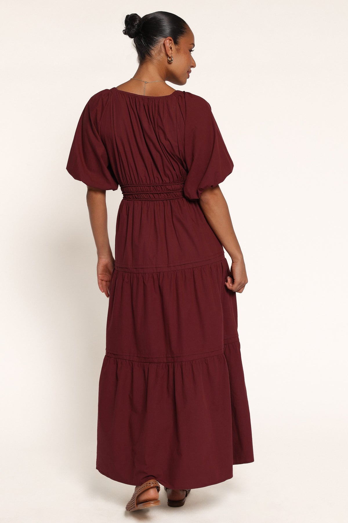 DRESSES Sylvara Maxi Dress - Burgundy