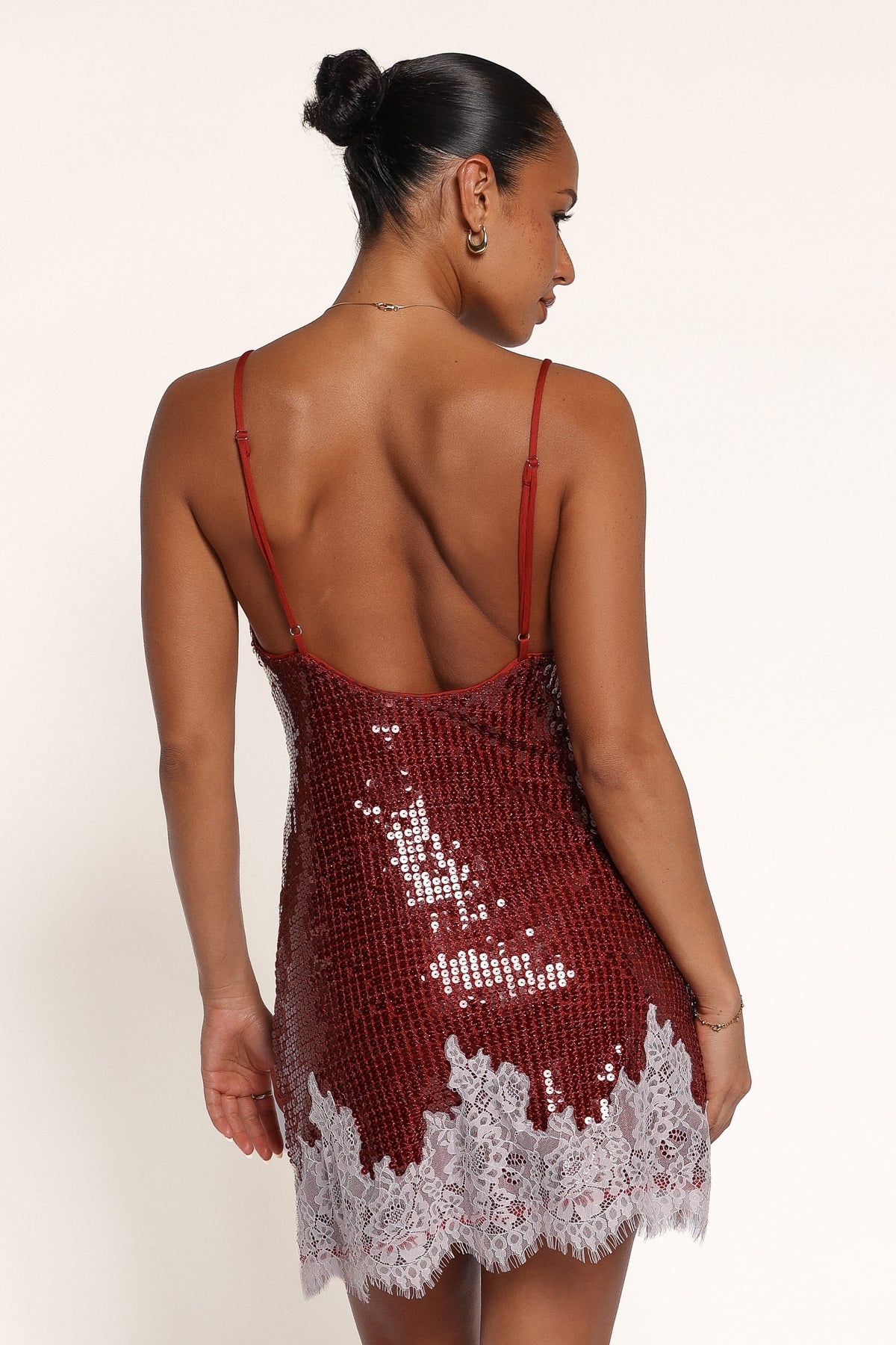 DRESSES Vayda Mini Dress - Burgundy/Pink