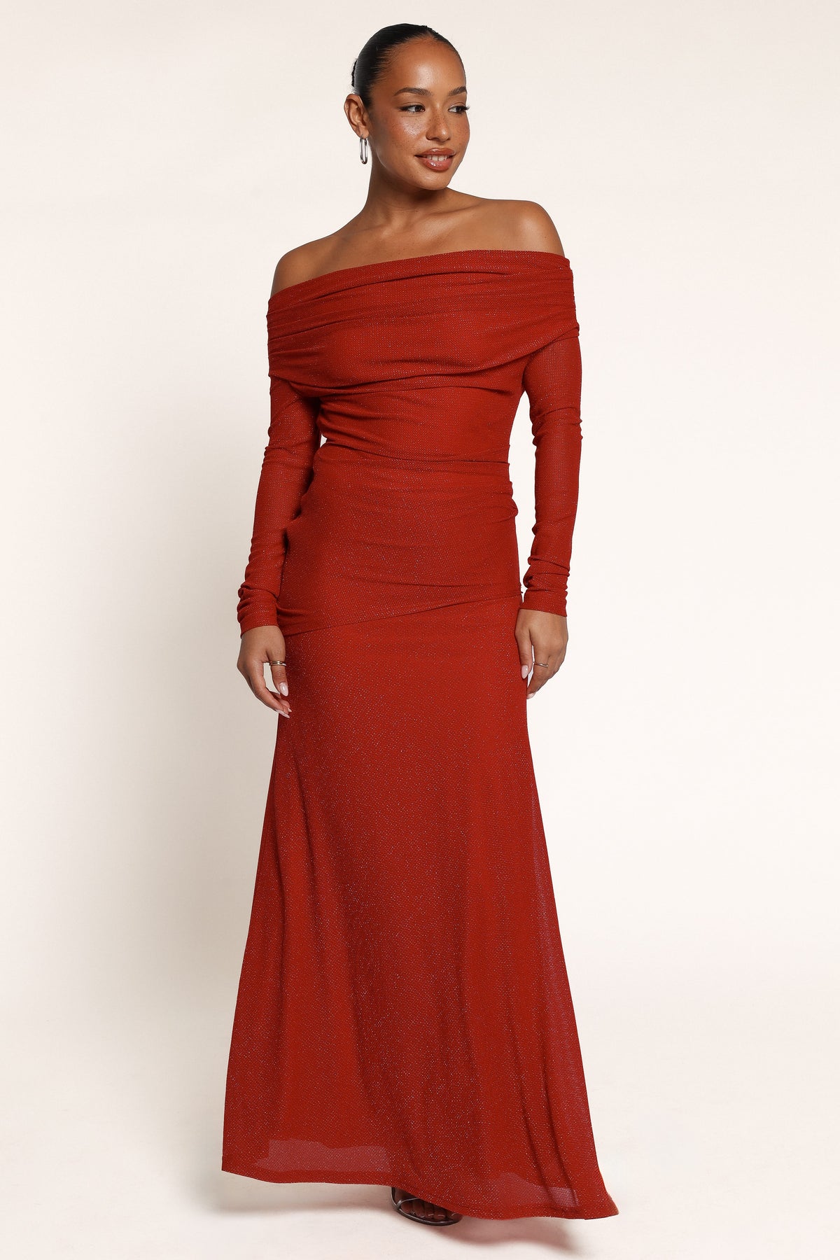 DRESSES Wynella Off Shoulder Maxi Dress - Red