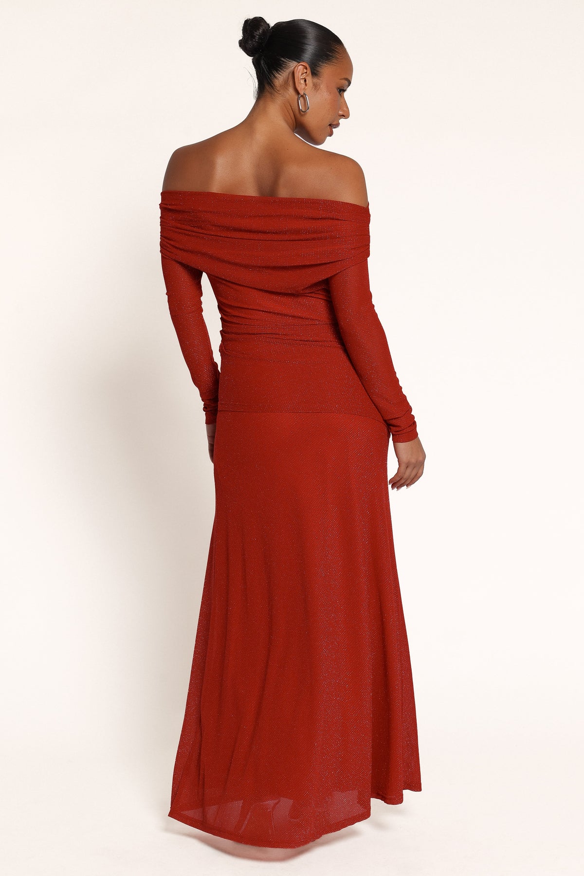 DRESSES Wynella Off Shoulder Maxi Dress - Red