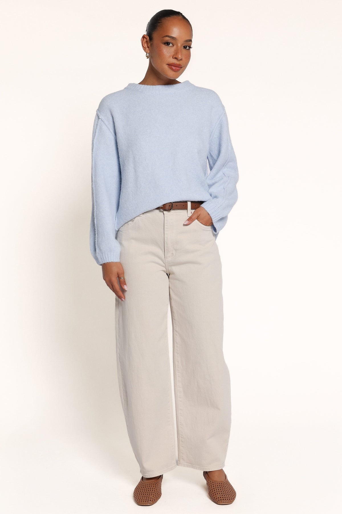 KNITWEAR Bayden Knit Sweater - Blue