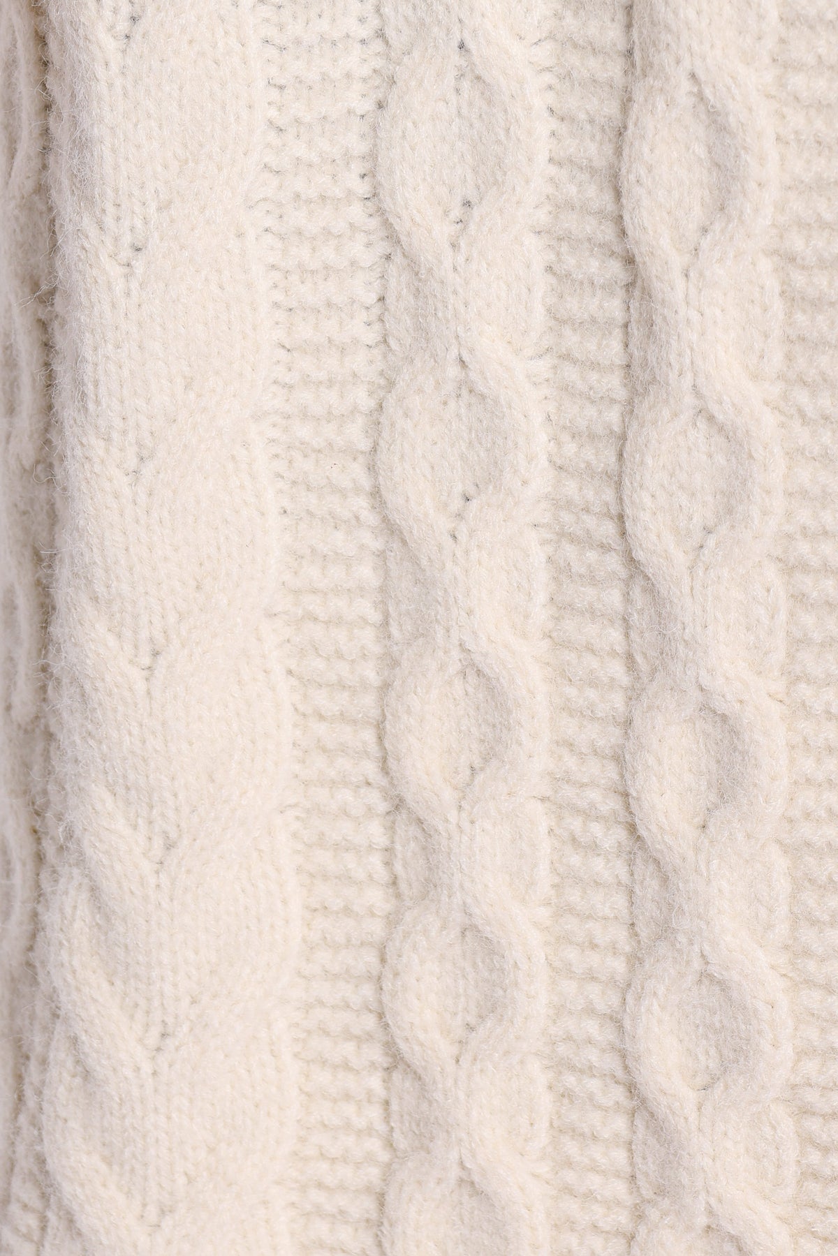 KNITWEAR Bowen Long Cable Cardigan - Cream