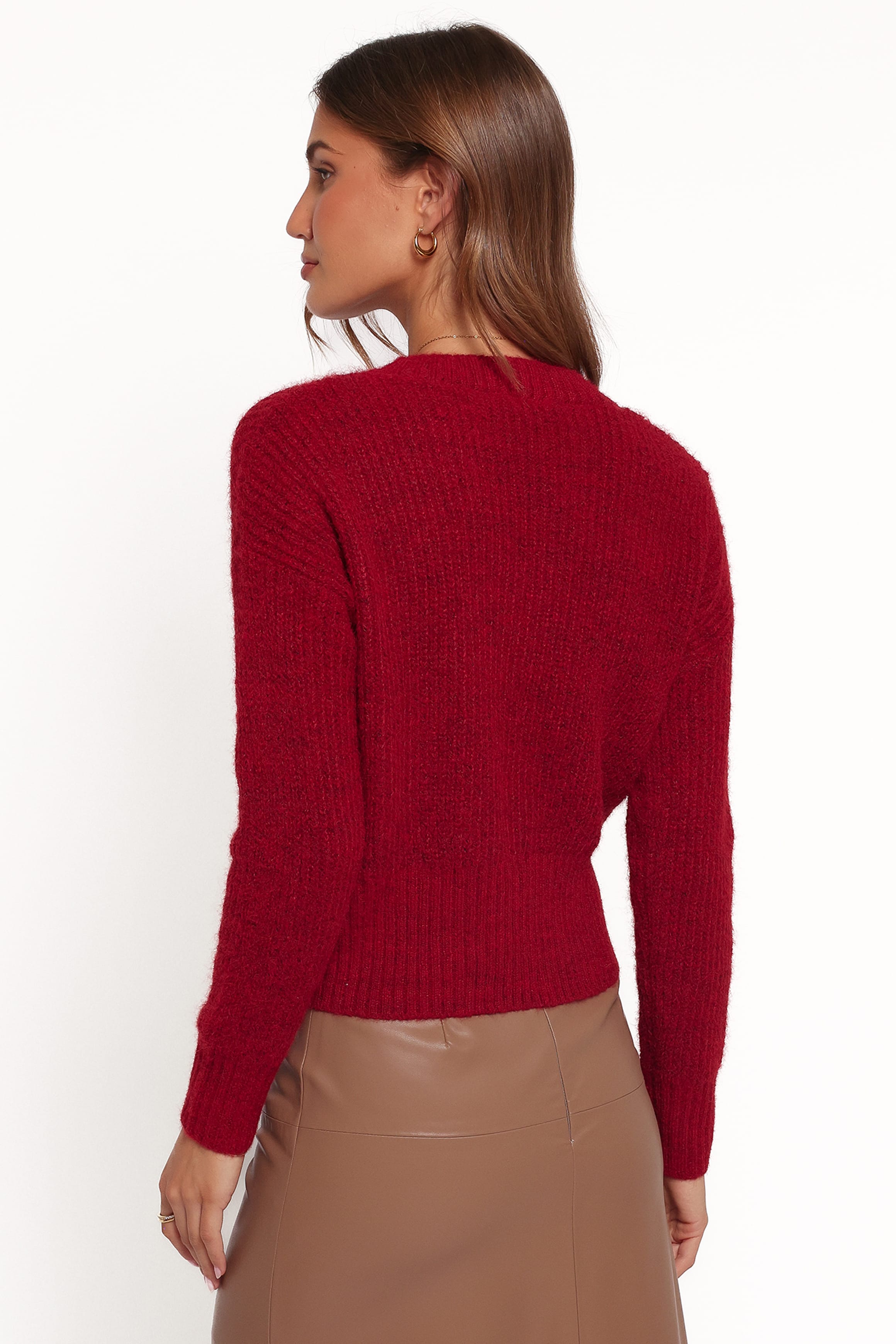 KNITWEAR Captivate Knit Sweater - Red