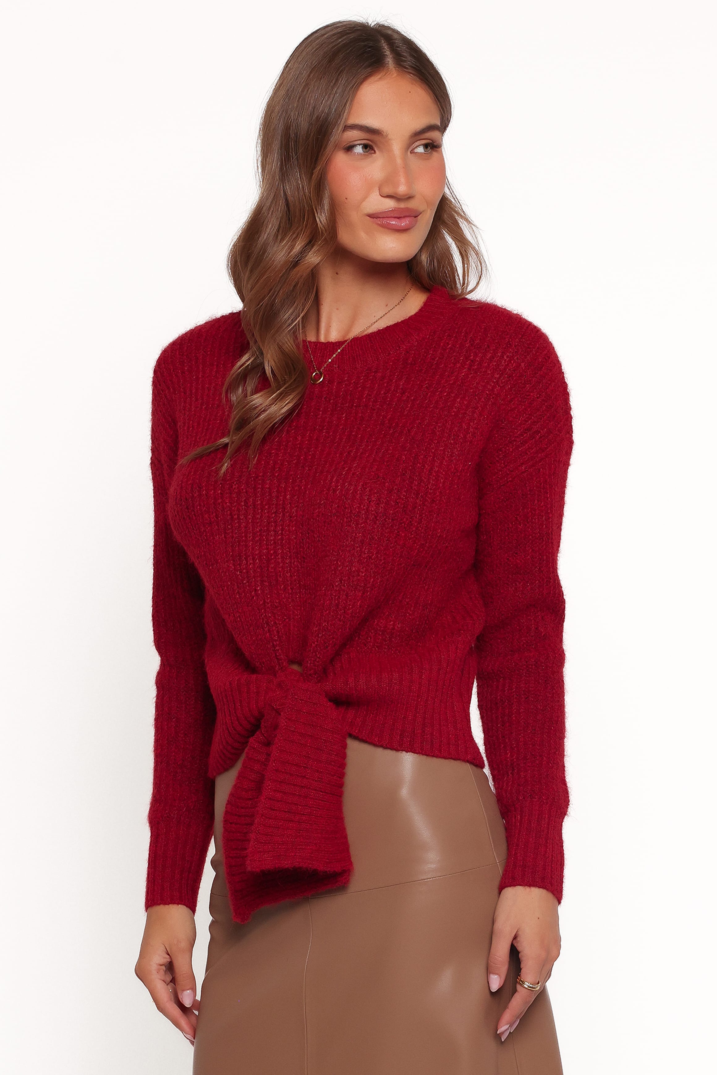 KNITWEAR Captivate Knit Sweater - Red