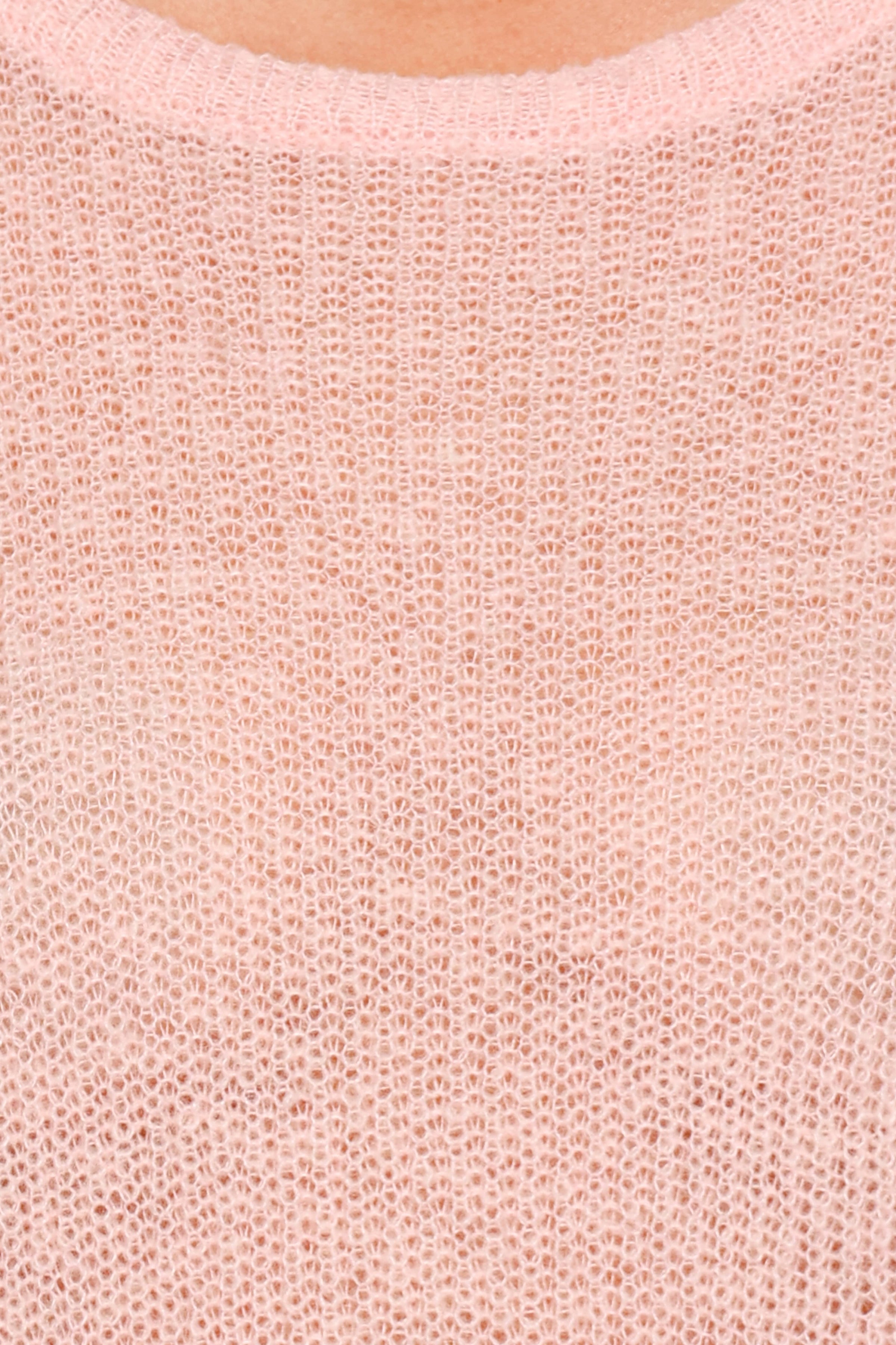 KNITWEAR Janina Open Stitch Sweater - Pink