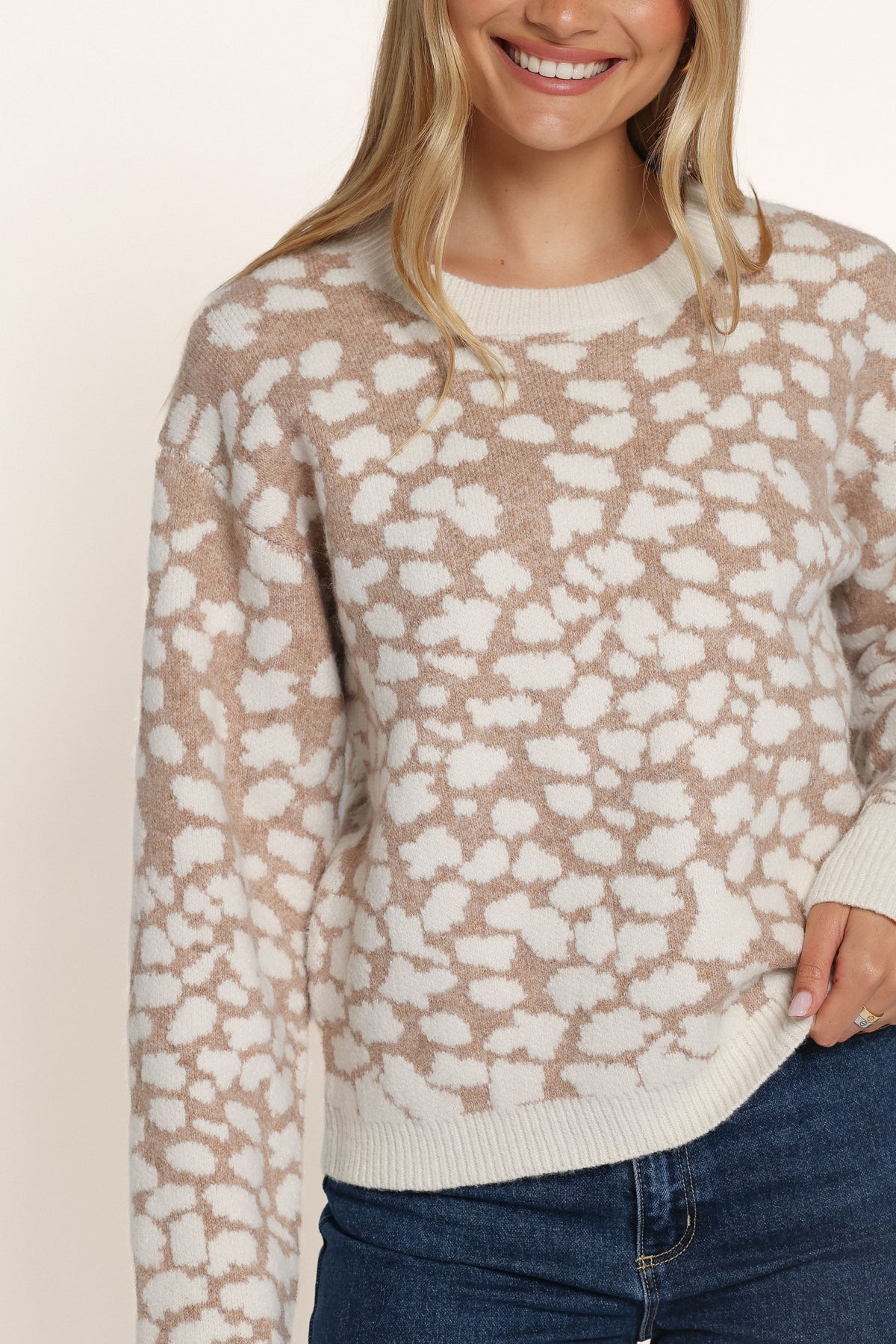 KNITWEAR Josona Sweater - Tan Fawn