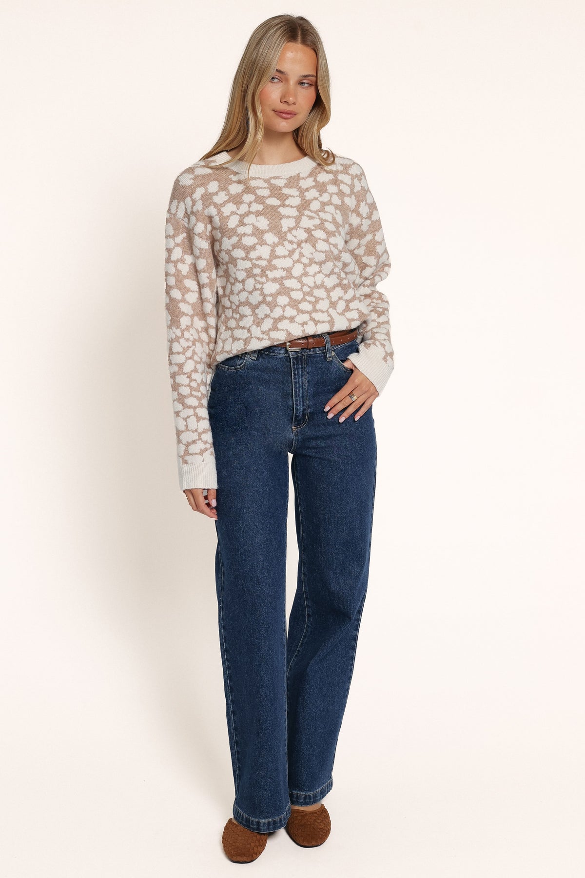 KNITWEAR Josona Sweater - Tan Fawn