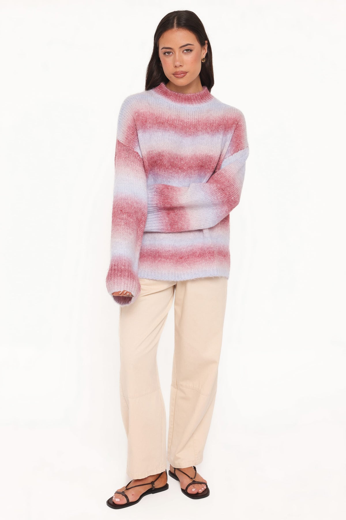 KNITWEAR Joy Knit Sweater - Blue Ombre