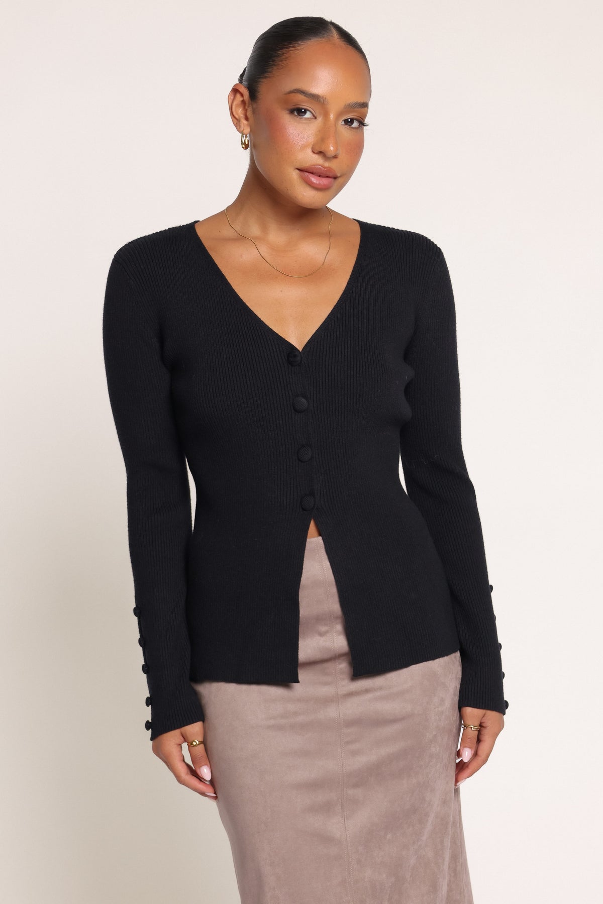 KNITWEAR Leura Cardigan - Black