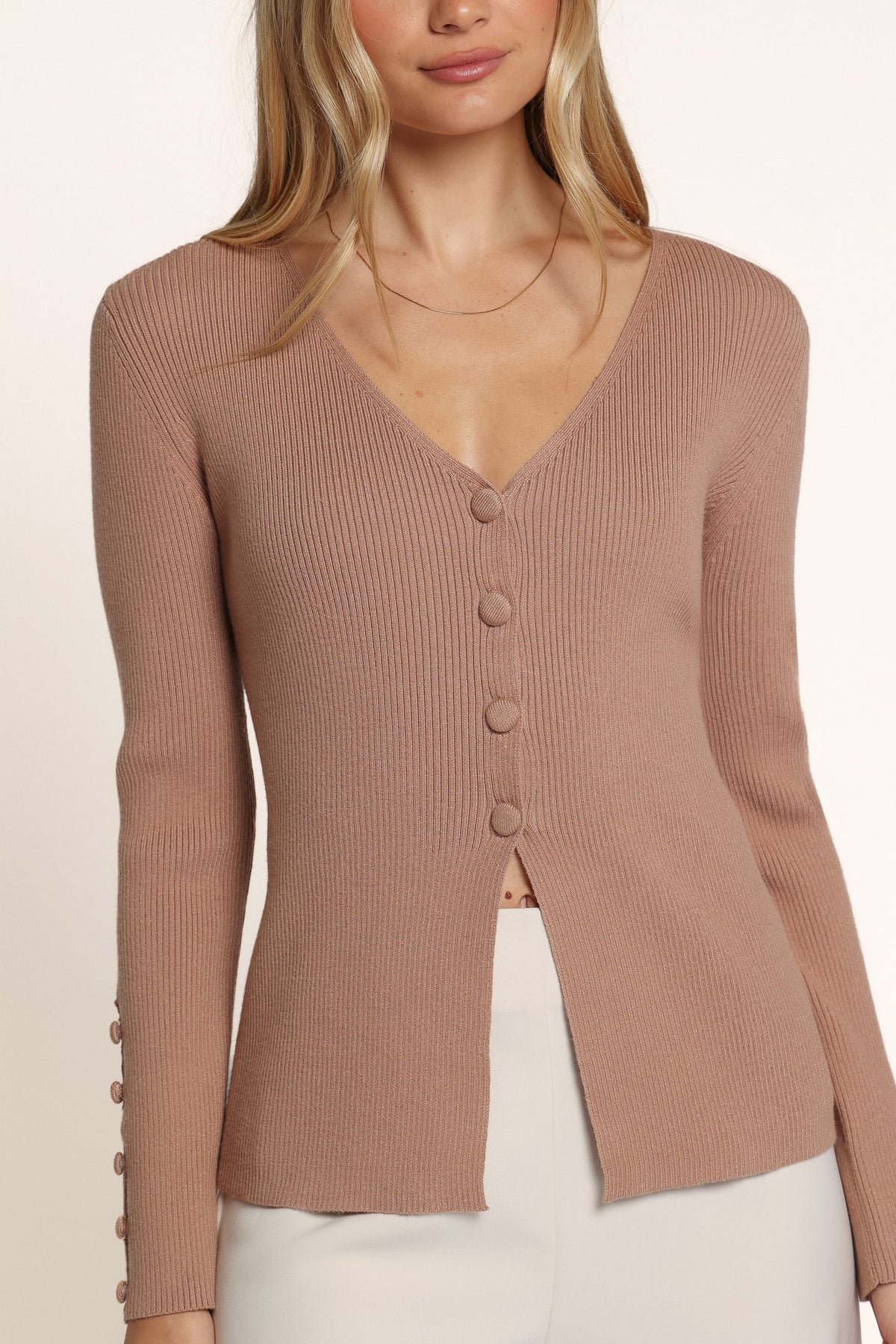KNITWEAR Leura Cardigan - Caramel