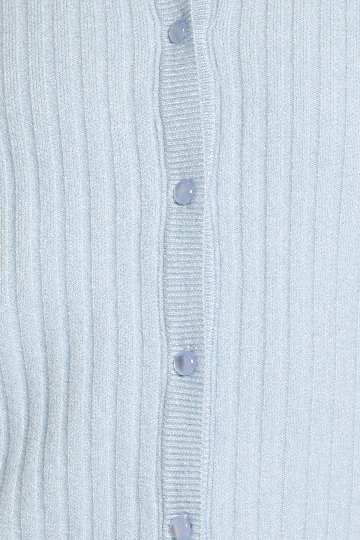 KNITWEAR Lillita Puff Sleeve Cardigan - Light Blue