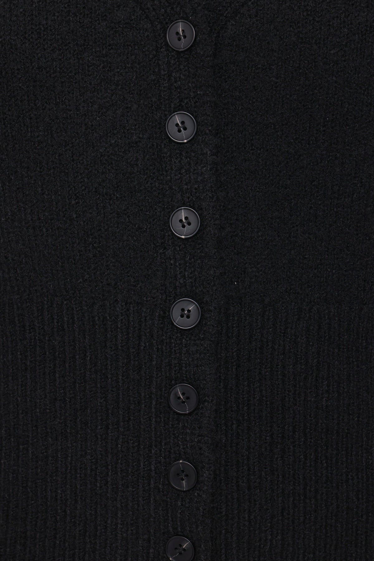 KNITWEAR Salome Lace Trimmed Cardigan - Black