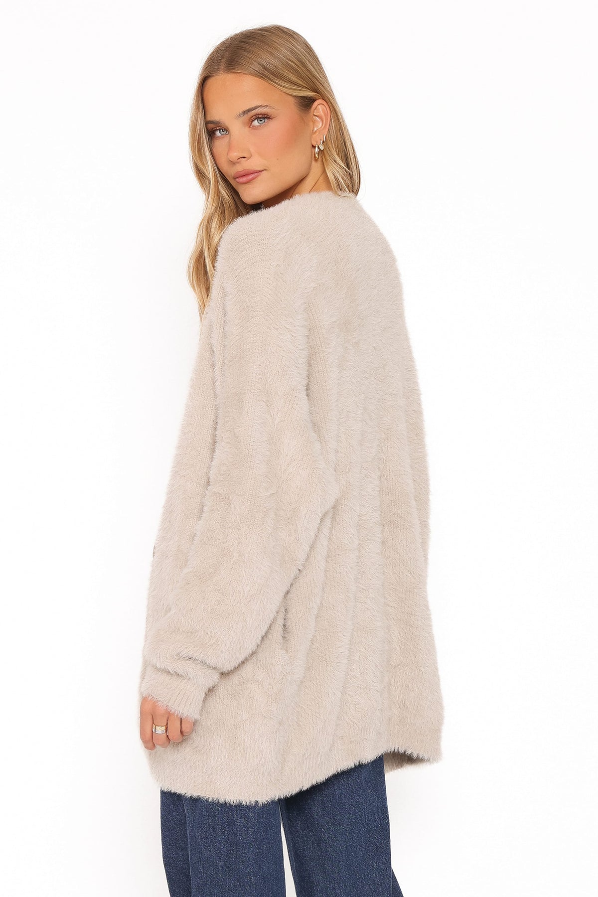 KNITWEAR Saoirse Oversized Cardigan - Camel