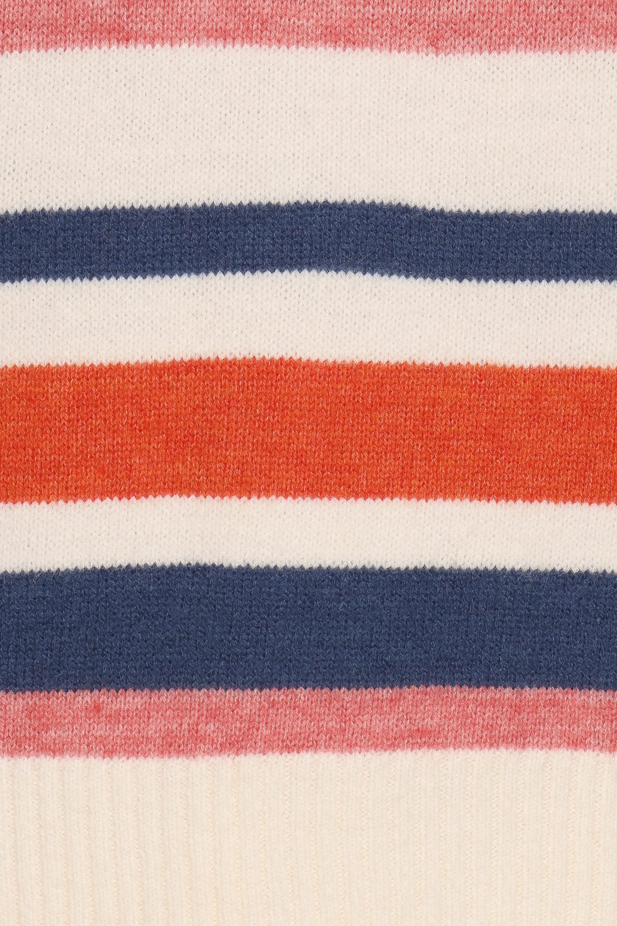 KNITWEAR Saski Knit Sweater - Cream Multi Stripe