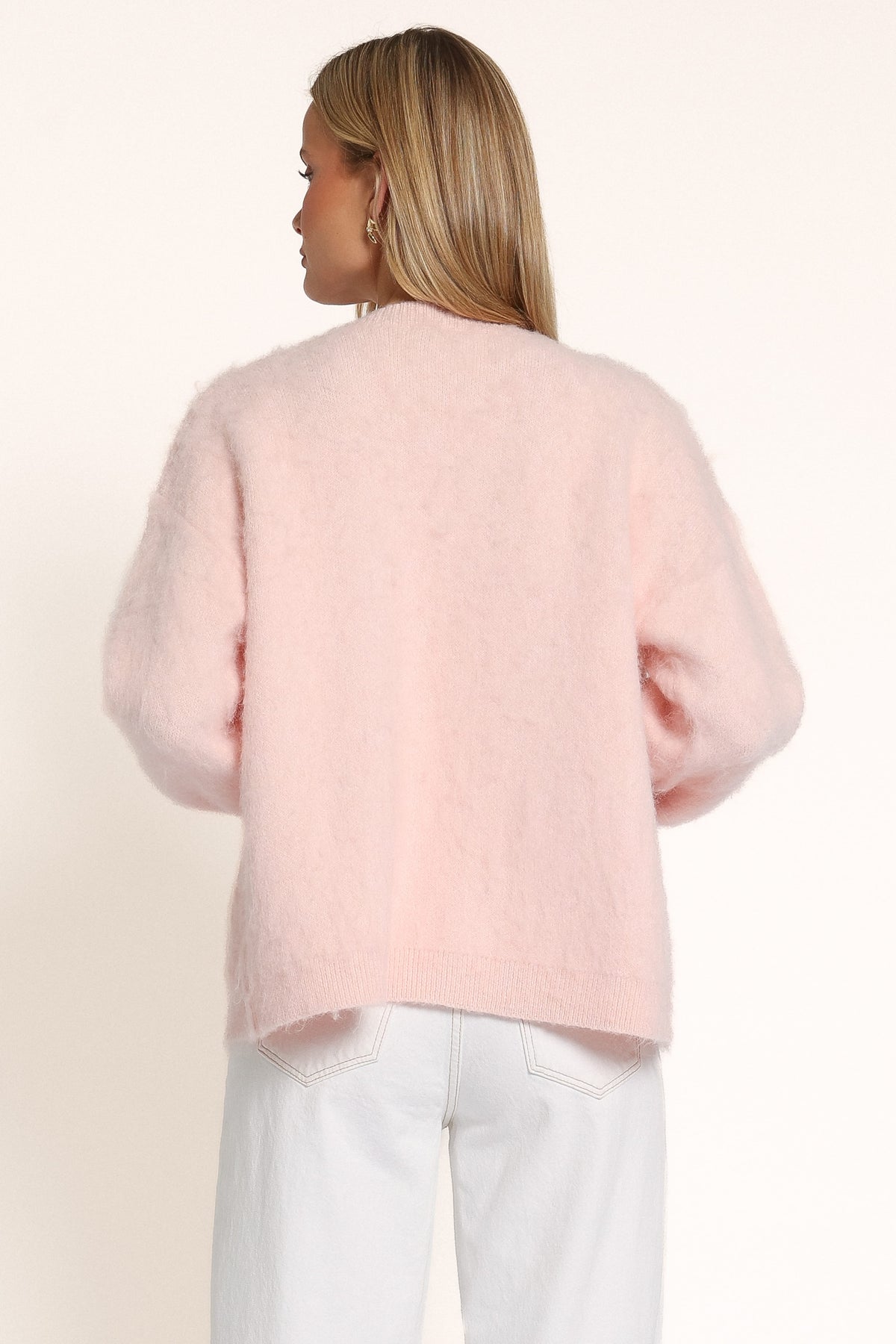 KNITWEAR Sondra Boxy Cardigan - Pink