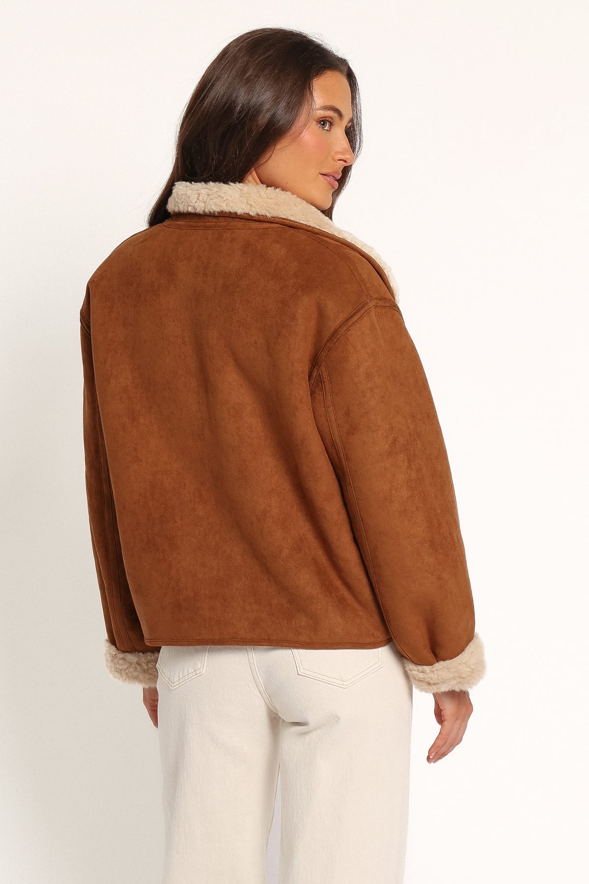 OUTERWEAR Aiden Sherling Jacket - Camel