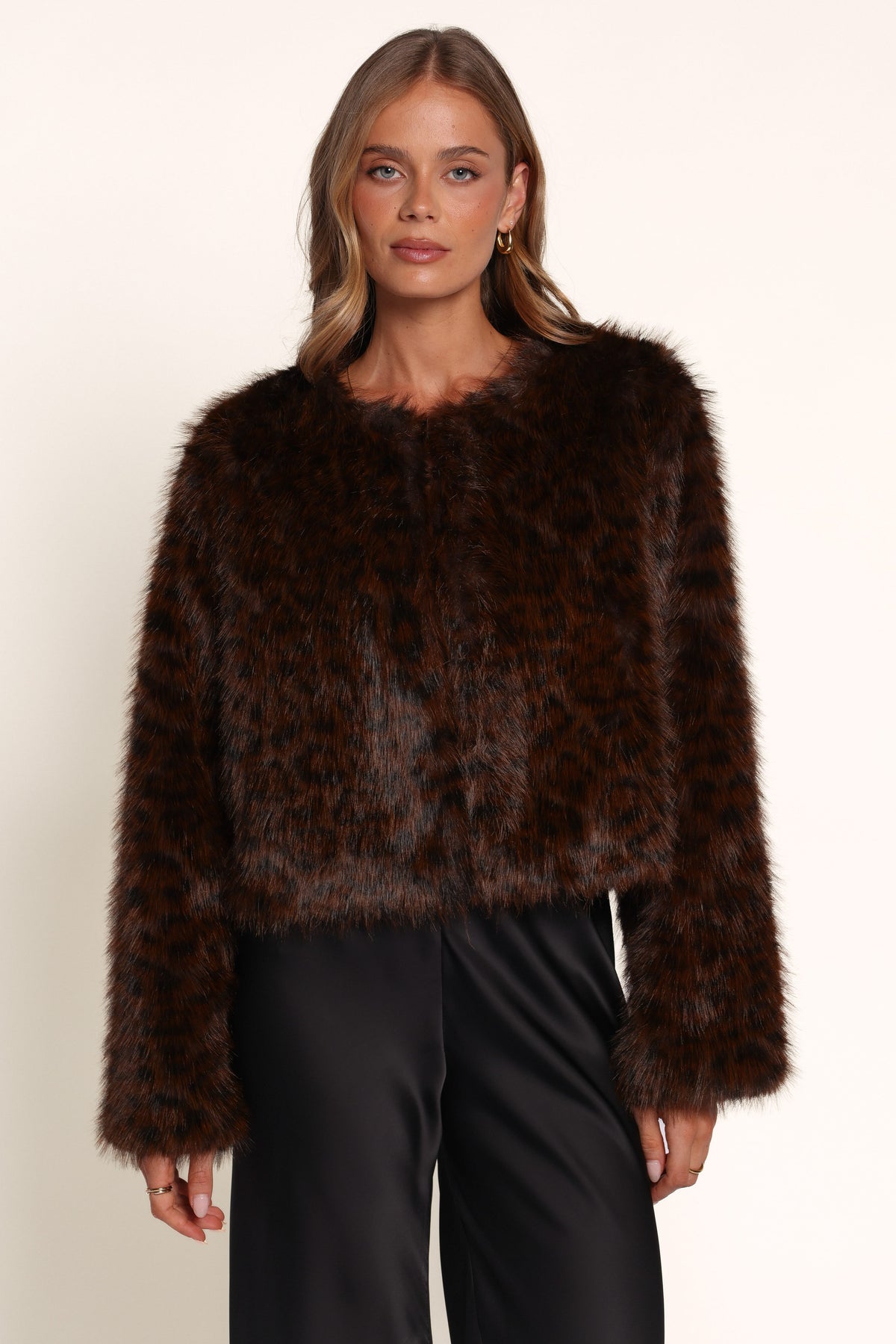 OUTERWEAR Minnie Jacket - Brown Cheetah