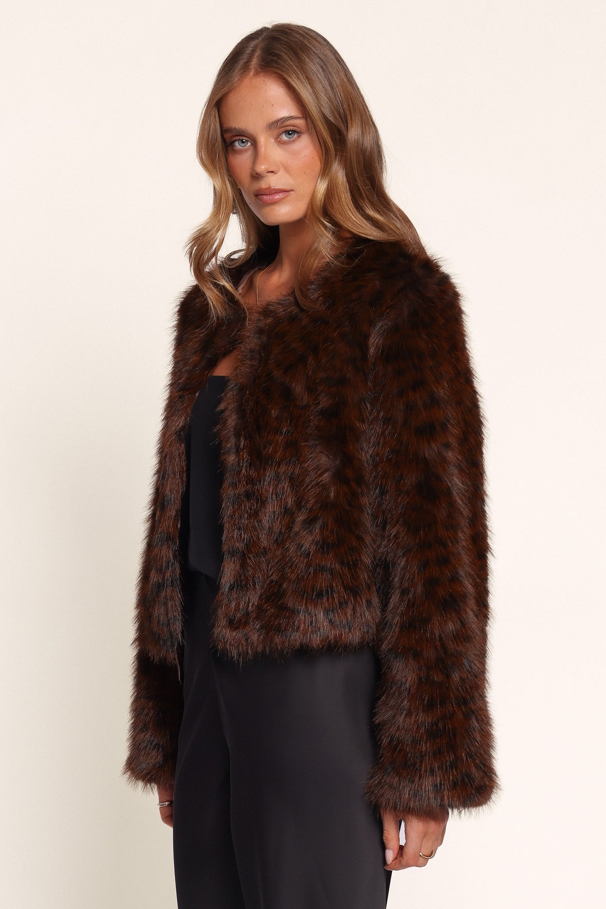 OUTERWEAR Minnie Jacket - Brown Cheetah