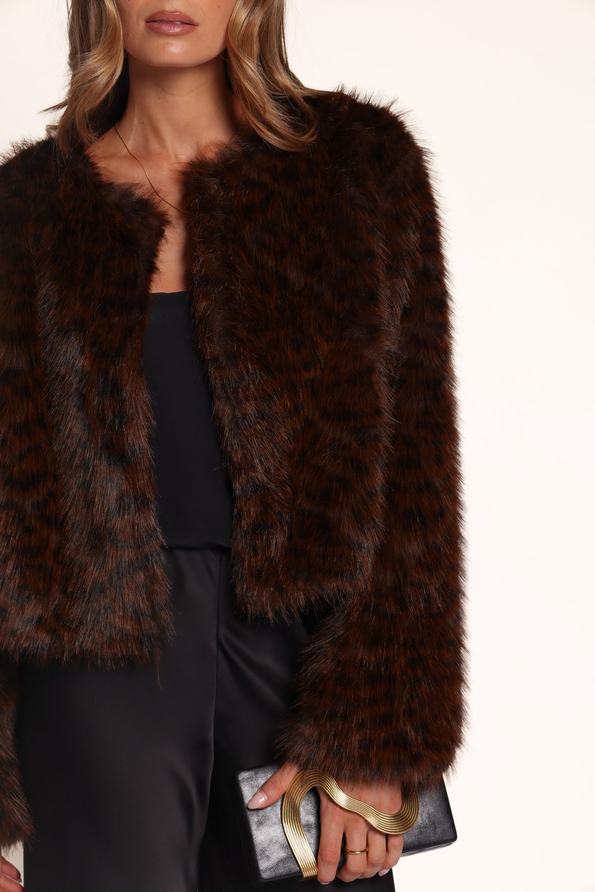 OUTERWEAR Minnie Jacket - Brown Cheetah
