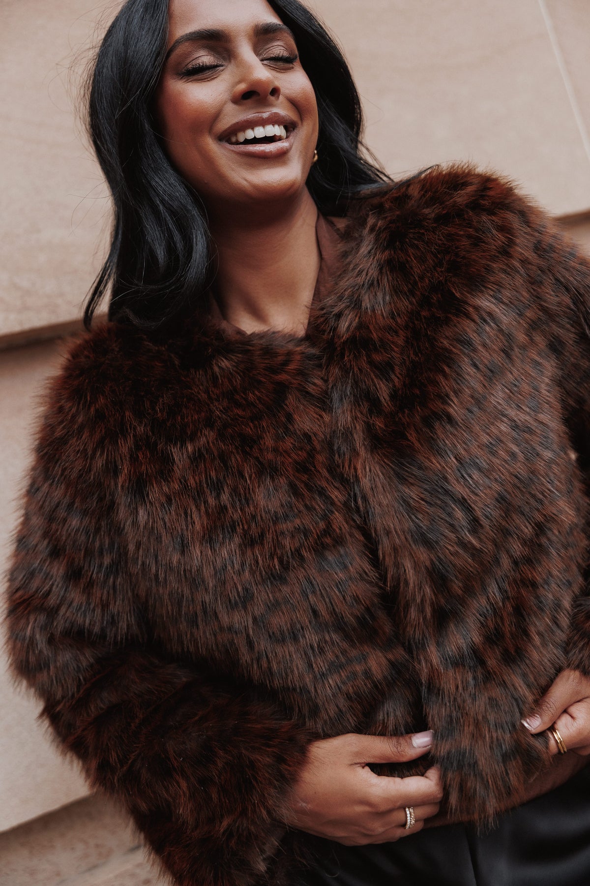 OUTERWEAR Minnie Jacket - Brown Cheetah